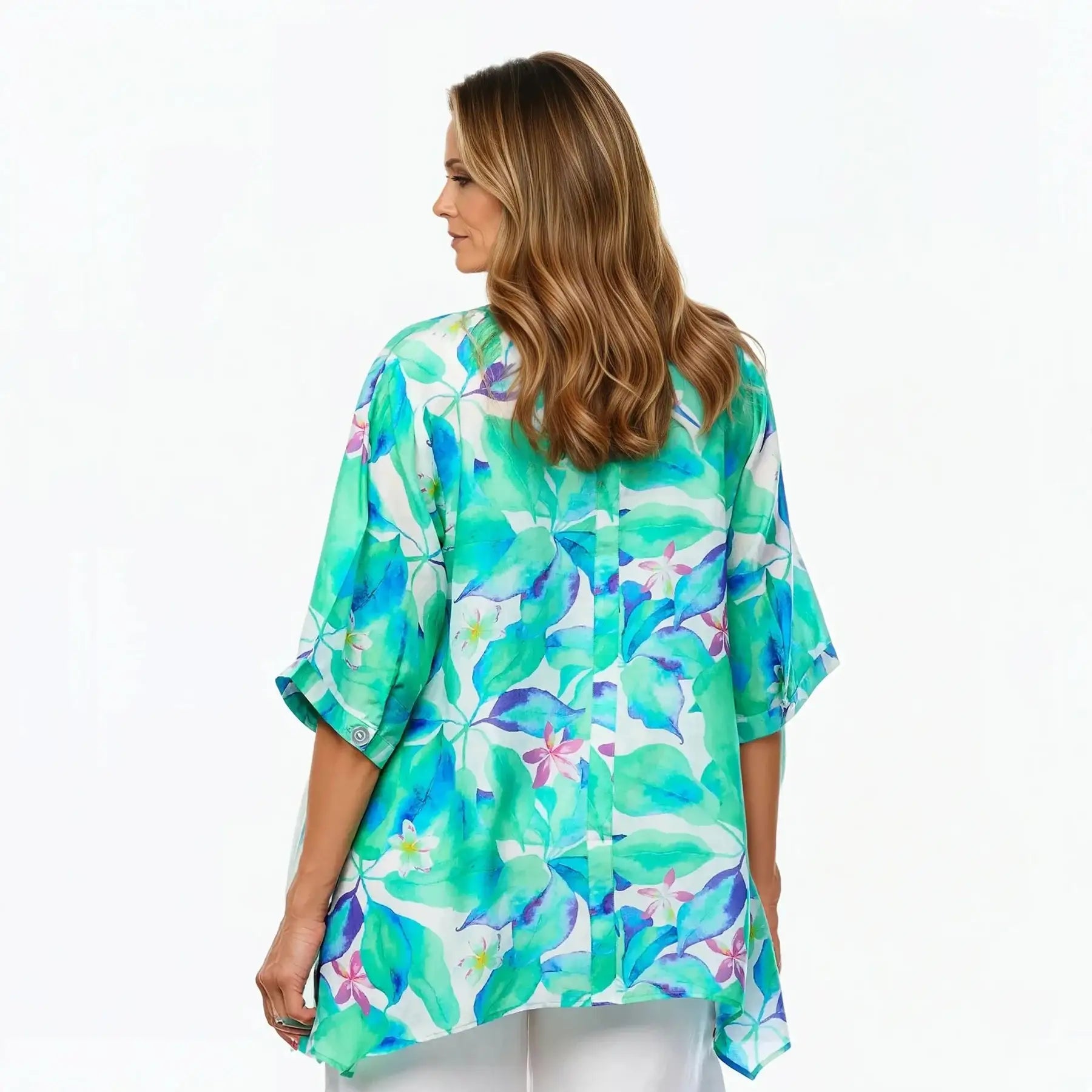 A-Line Shirt | Tunic Blouse Top (Broome)