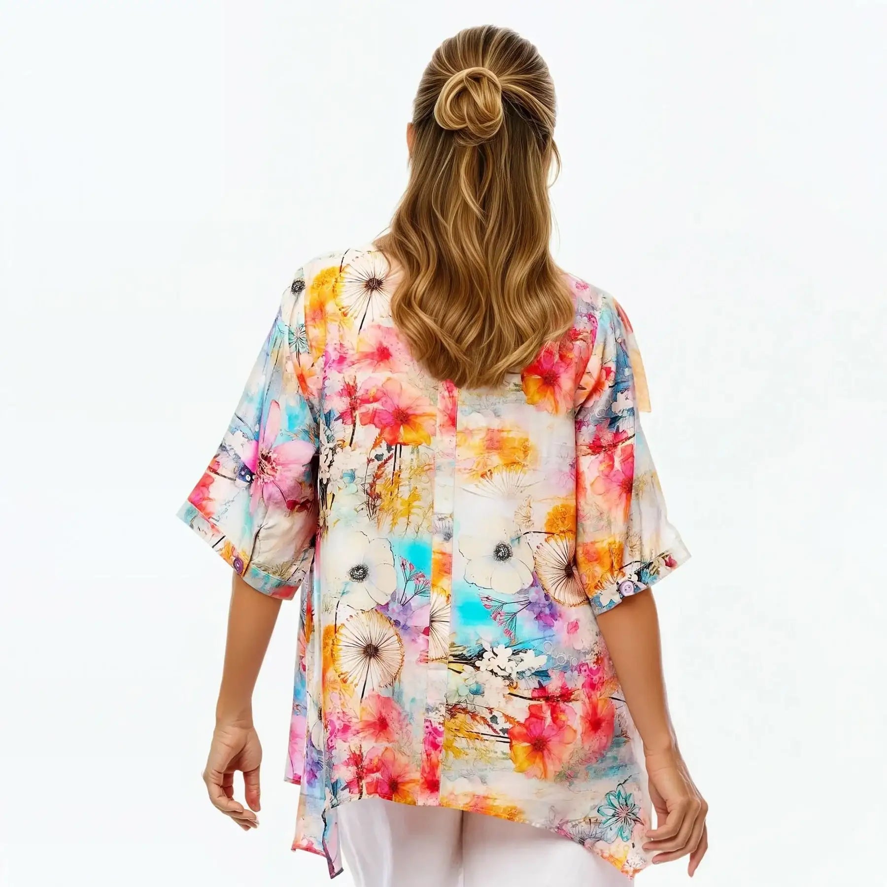 A-Line Shirt | Tunic Blouse Top (Zen)