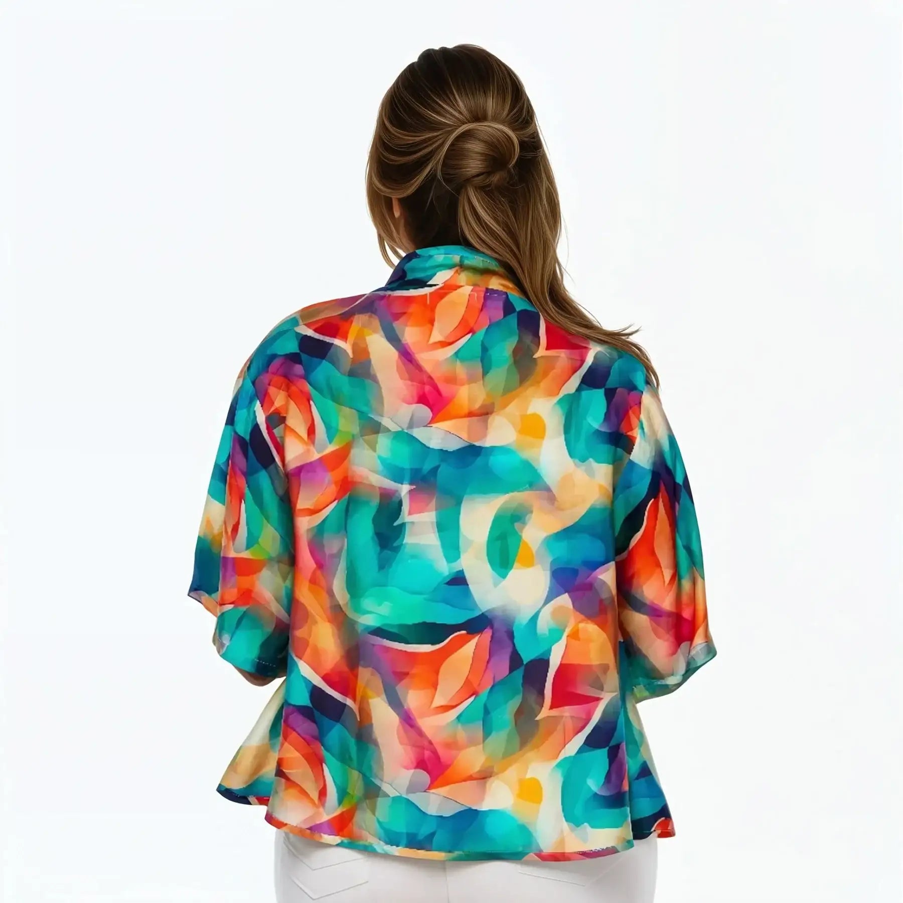 Bolero Jacket | Silk Shrug Top (Shine)