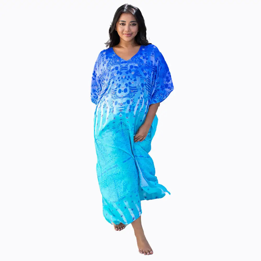 Kaftan Dress (Ocean)