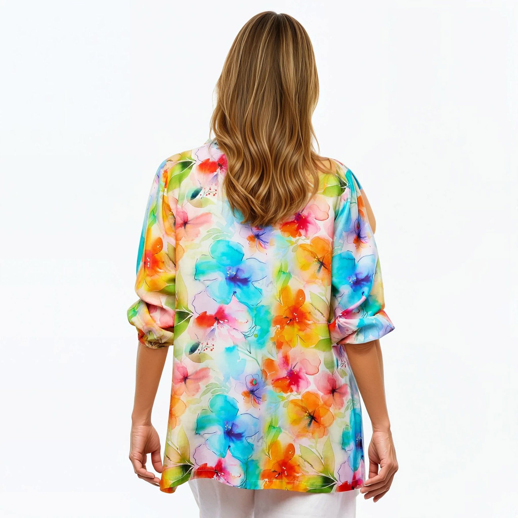 Collared Silk Shirt (Blushing)