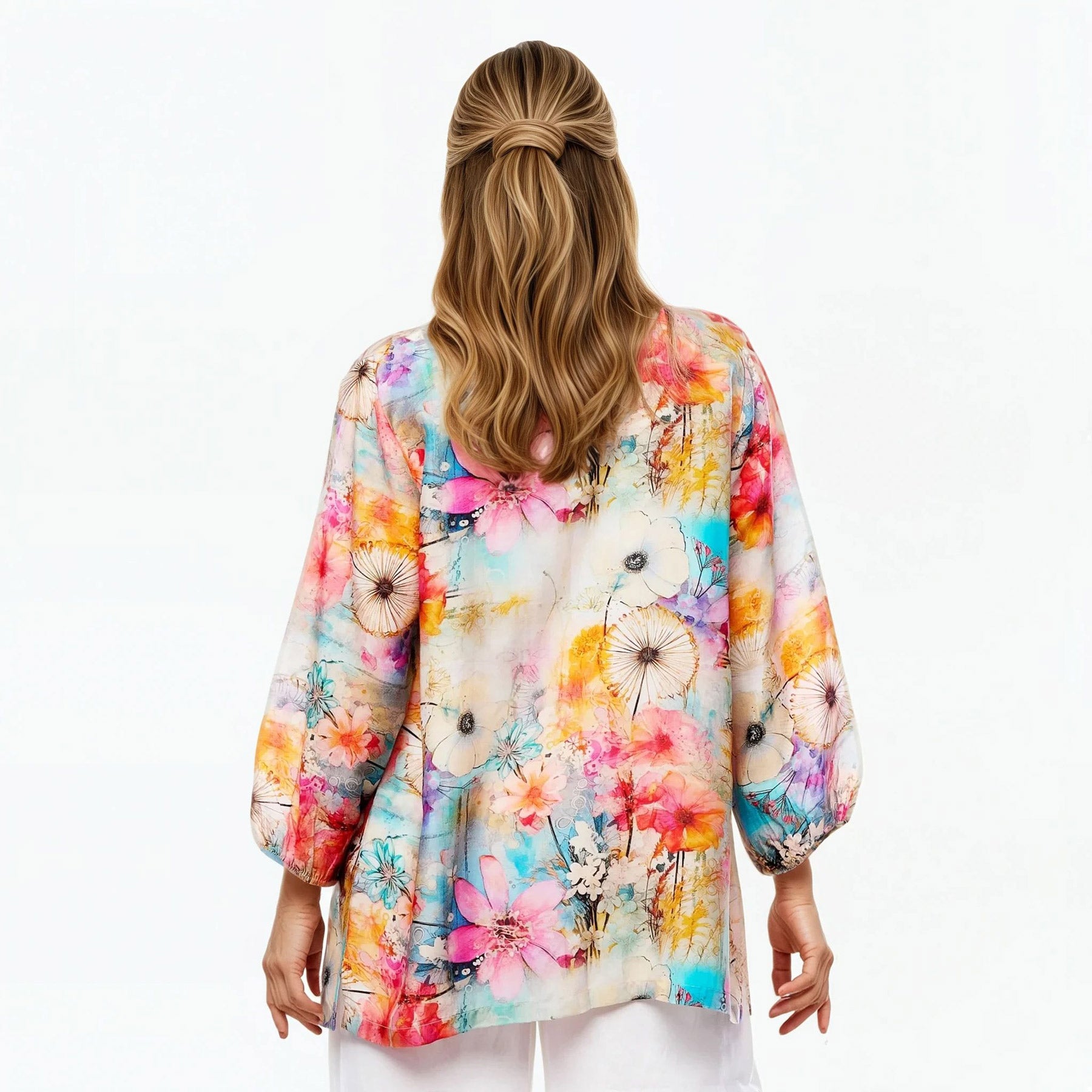 Collared Silk Shirt (Zen)