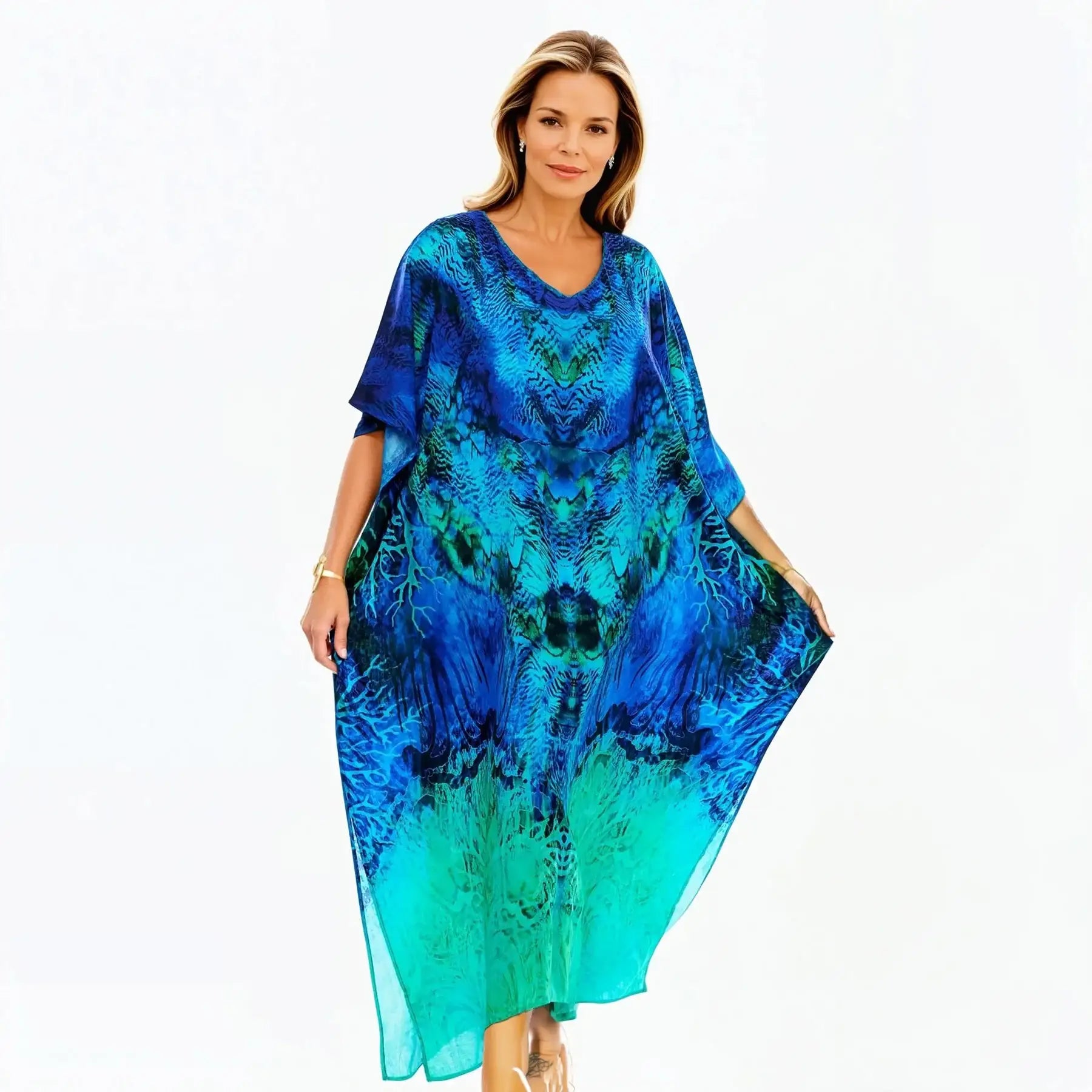 Kaftan Dress (Aquatica)