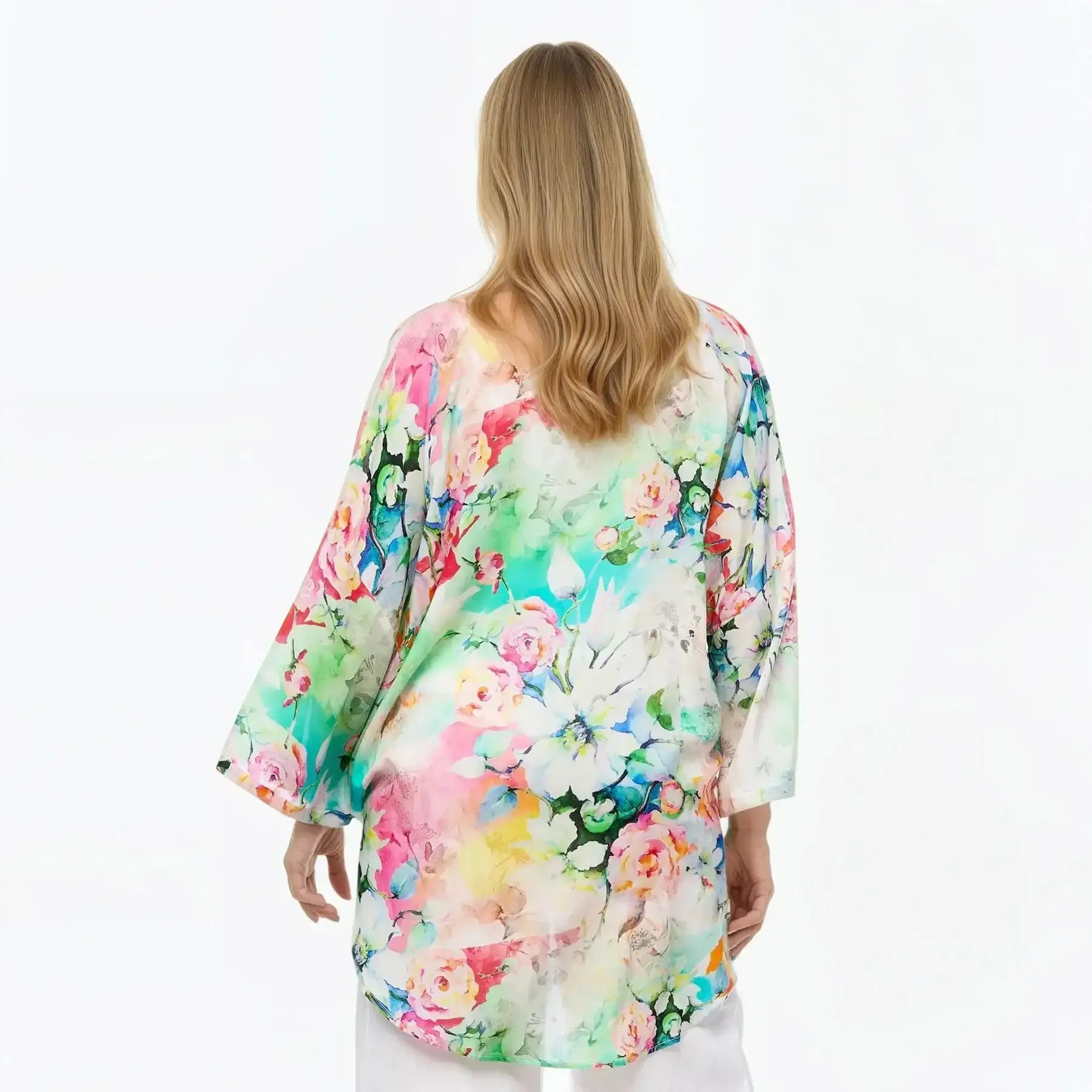 Kimono Beach Cover-Up (Floral)