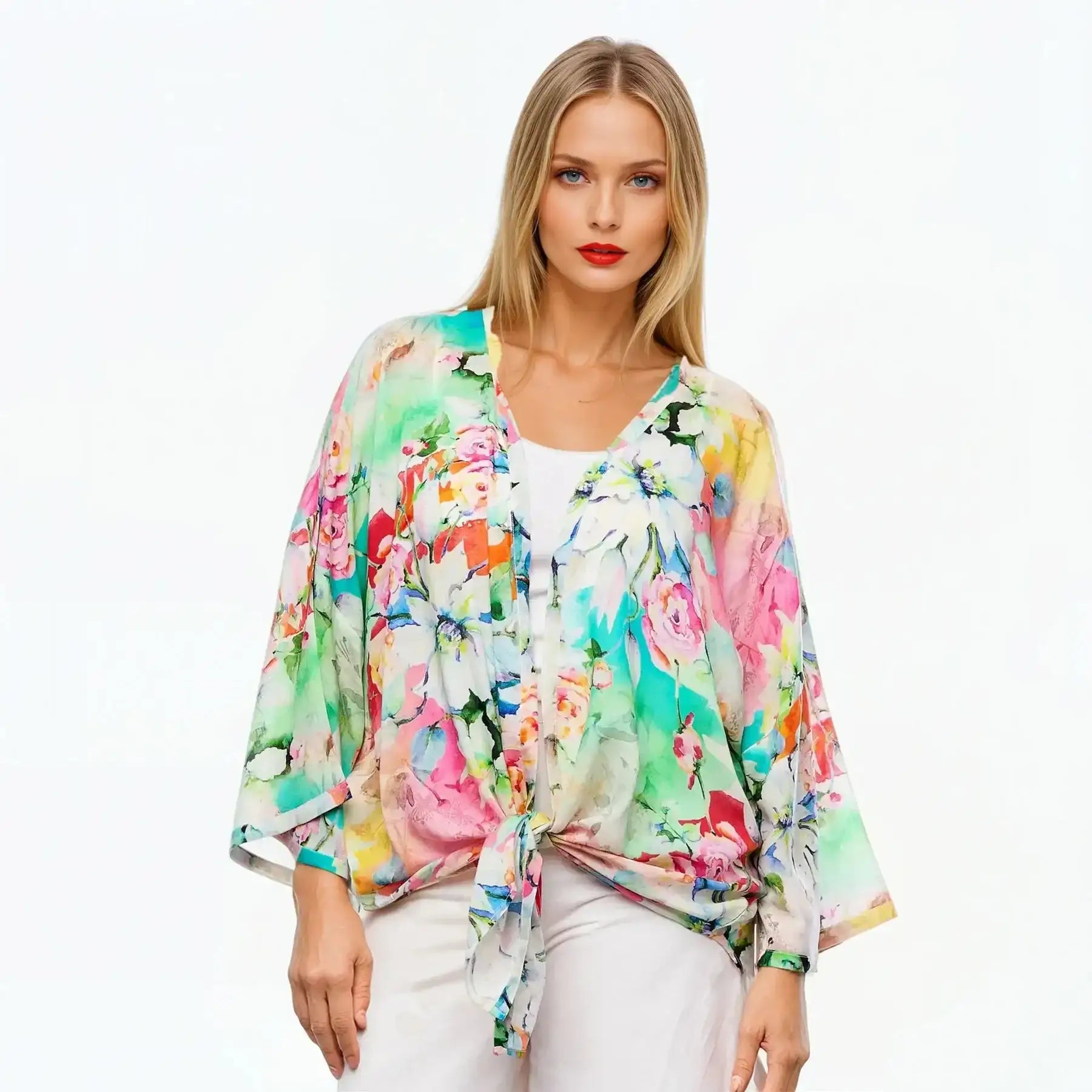 Kimono Beach Cover-Up (Floral)