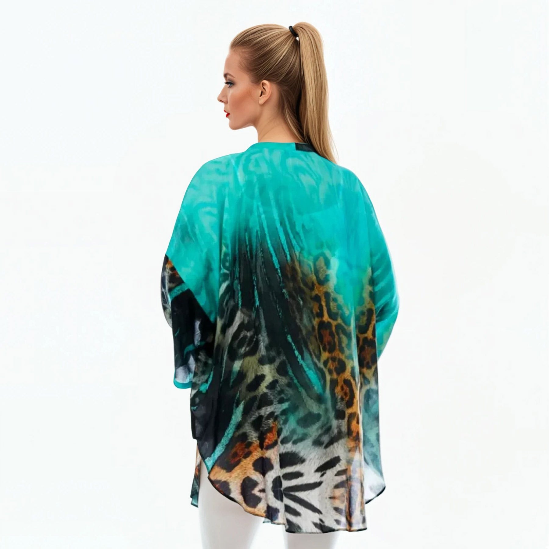Kimono Beach Cover-Up (Jungle)