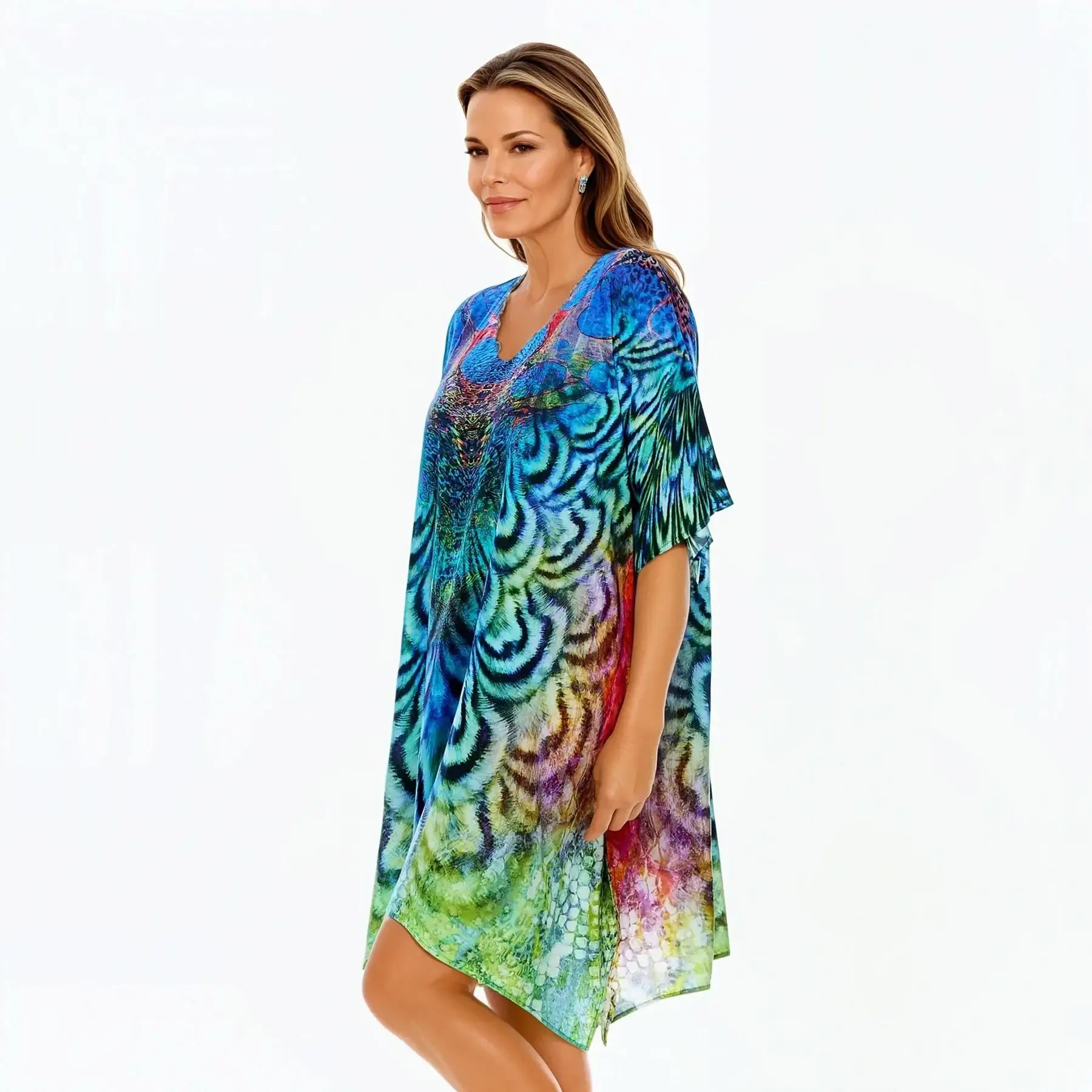 Mini Kaftan Dress (Aves)