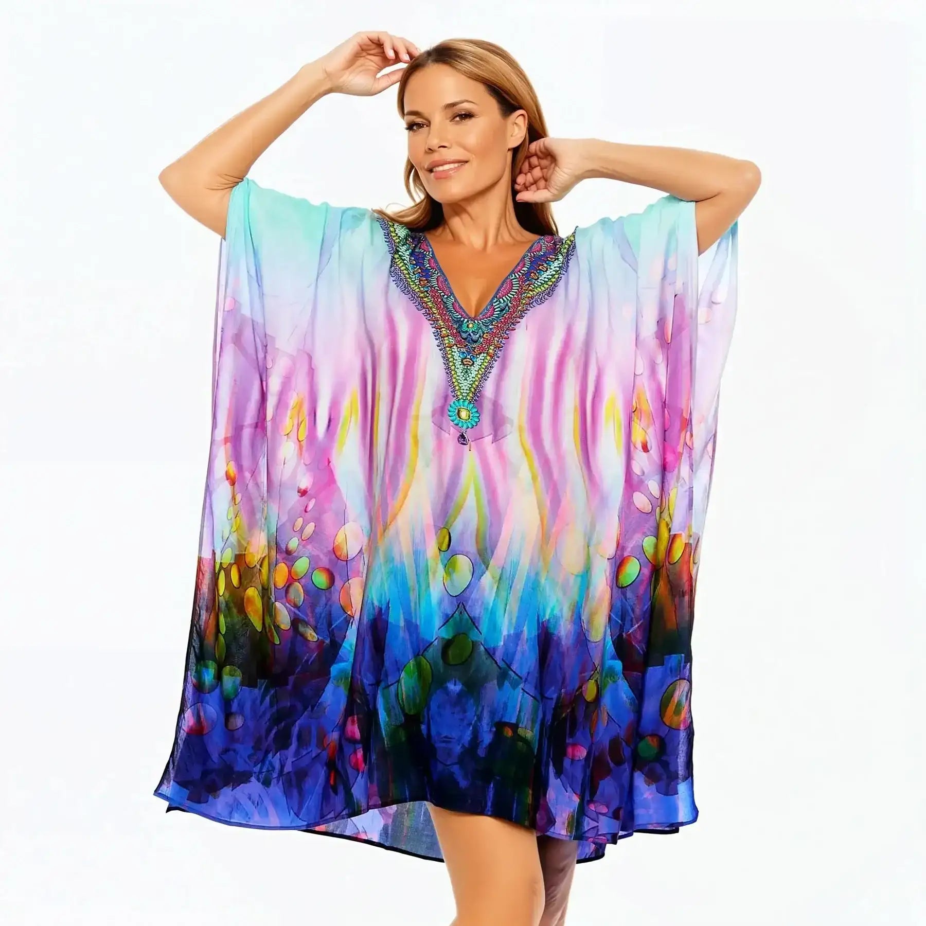 Mini Kaftan Dress (Opulence)
