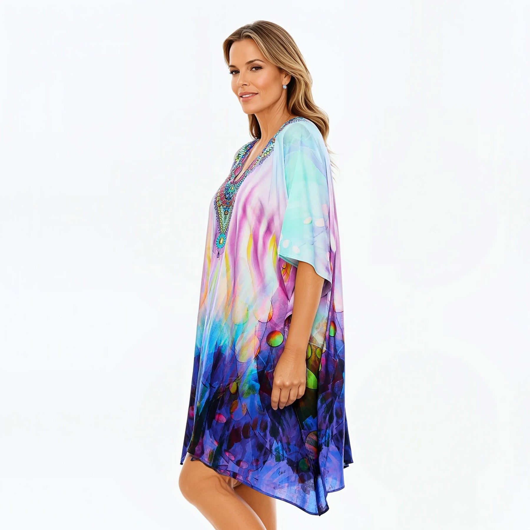 Mini Kaftan Dress (Opulence)