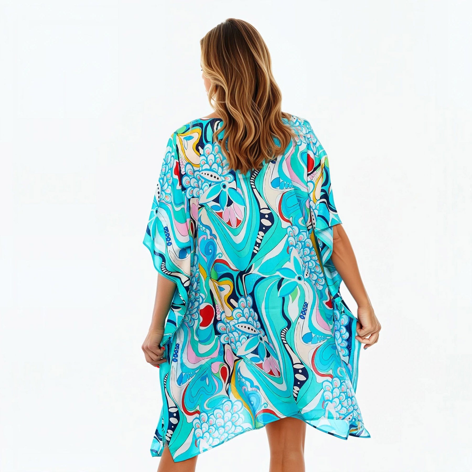 Mini Kaftan Dress (Sakura)