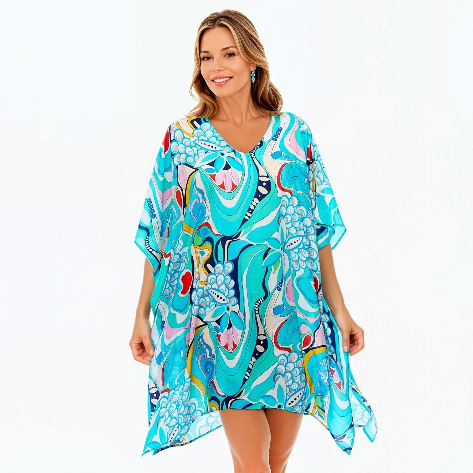 Mini Kaftan Dress (Sakura)