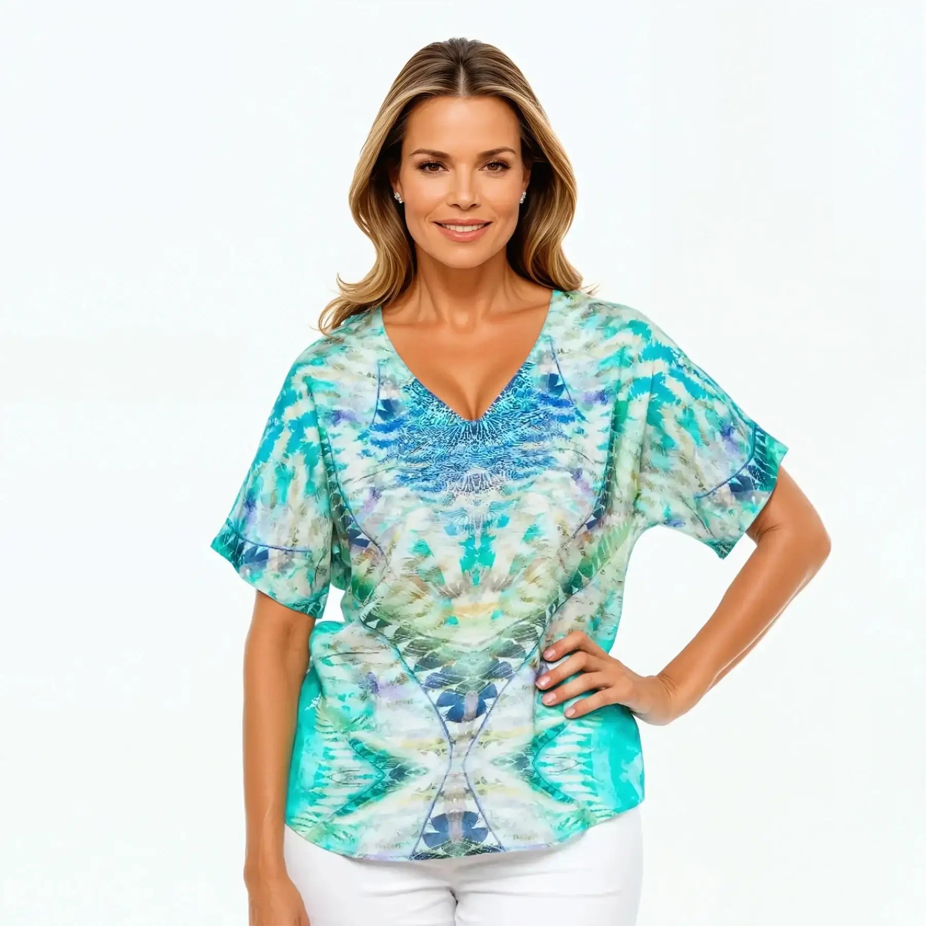 V-Neck T-Shirt (Marine)