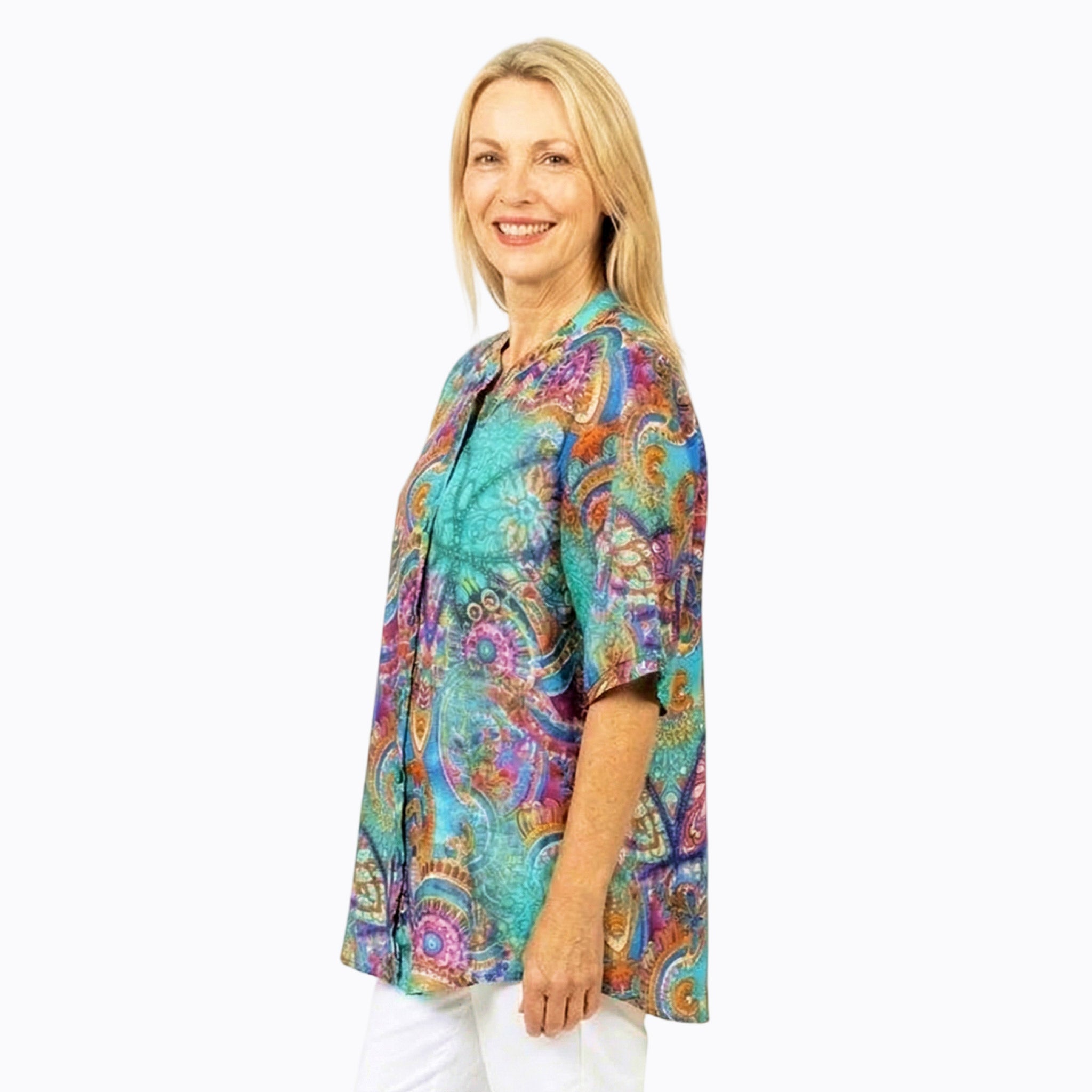 Claire Powell Tunic Blouse (Mosaic)