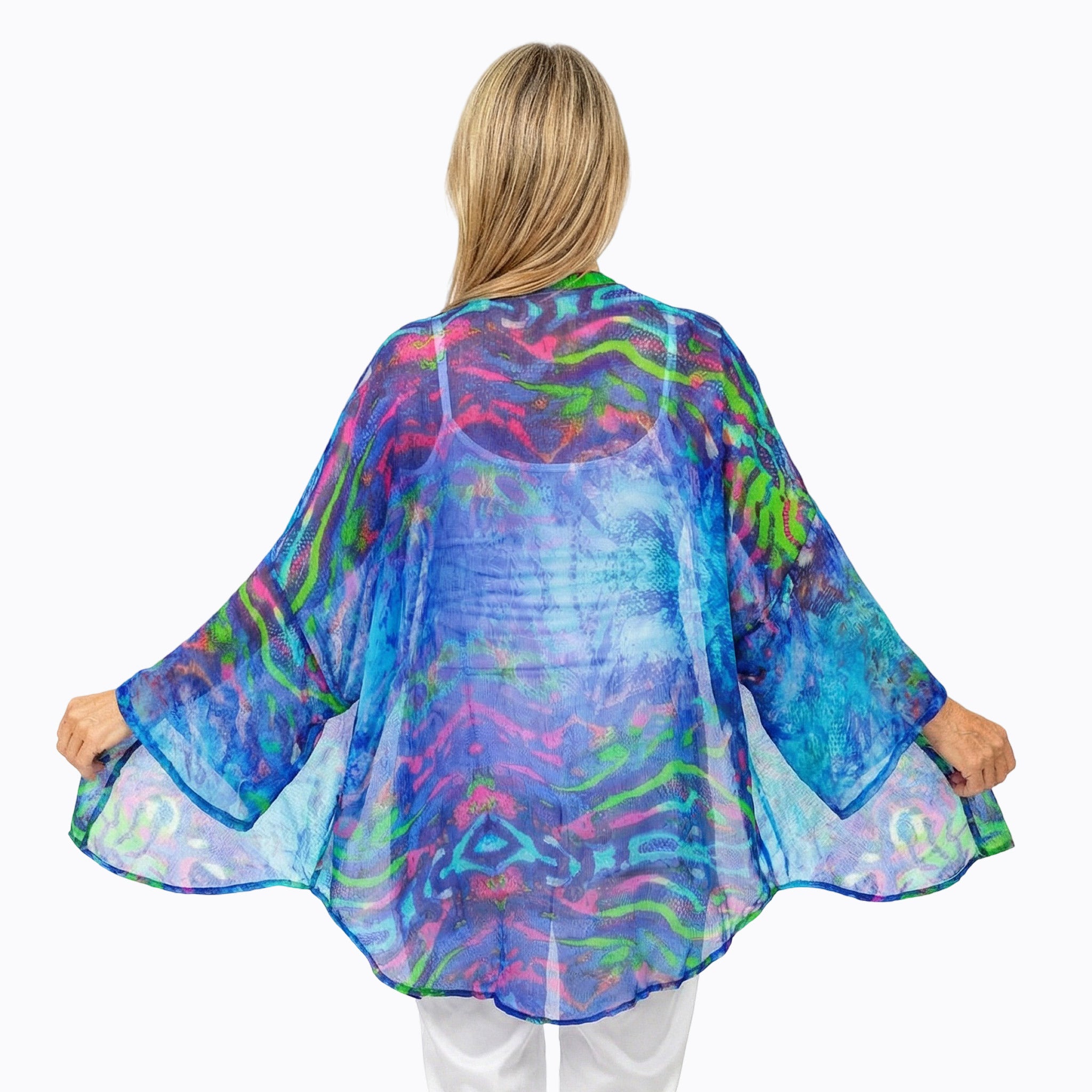 Claire Powell Chiffon Kimono Cover-Up (Mirage)