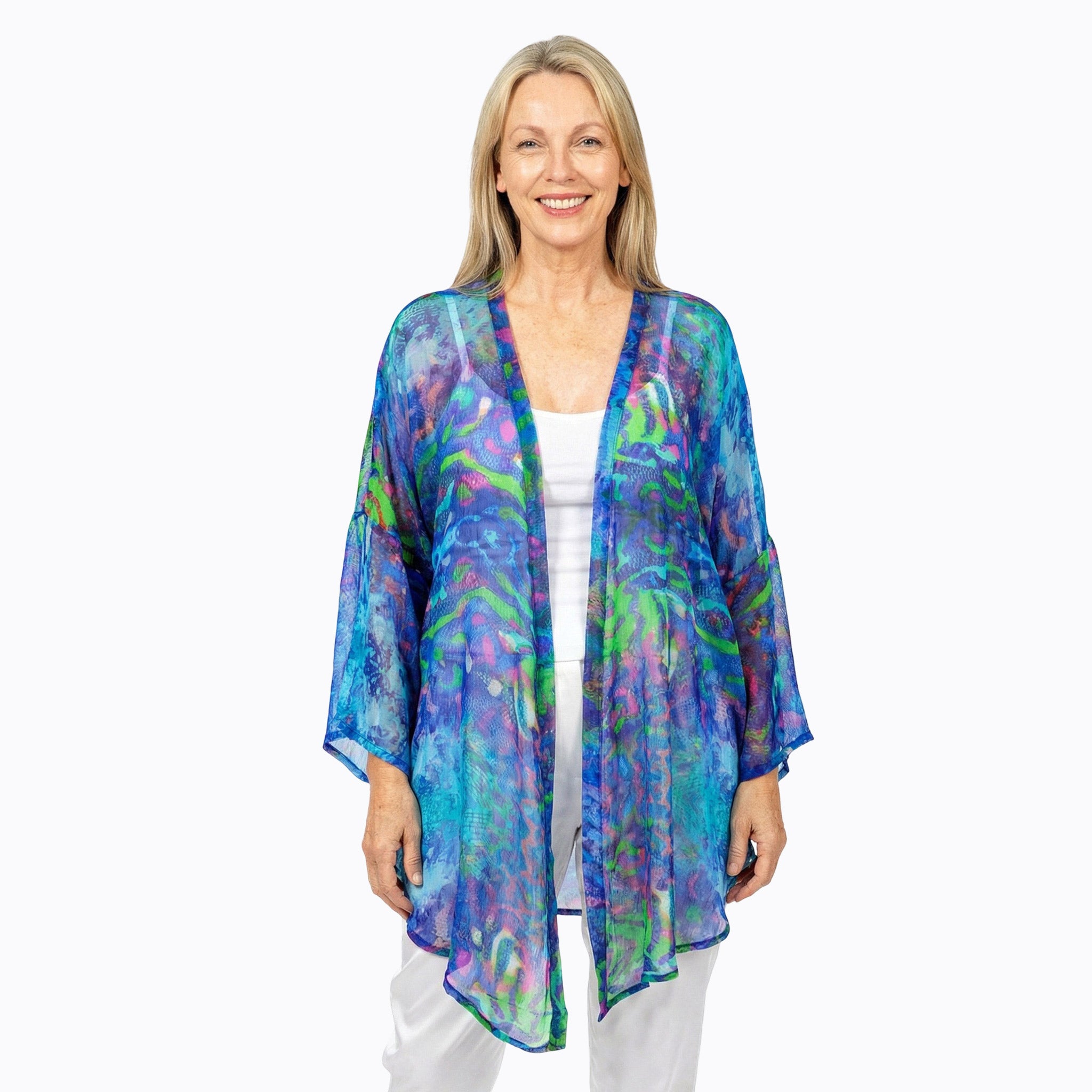 Claire Powell Chiffon Kimono Cover-Up (Mirage)