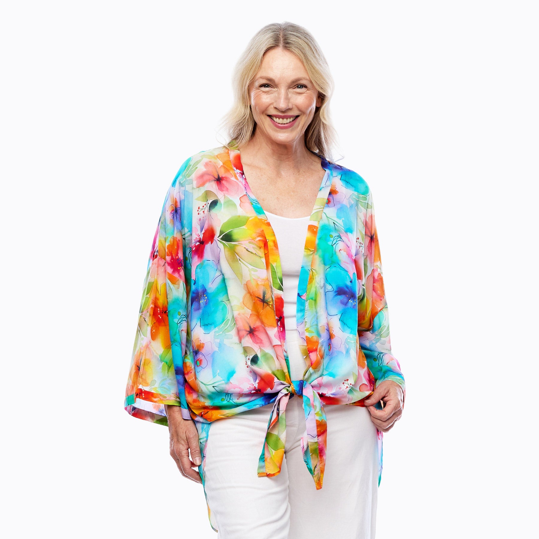 Modal Kimono Cover-Up (Blushing)