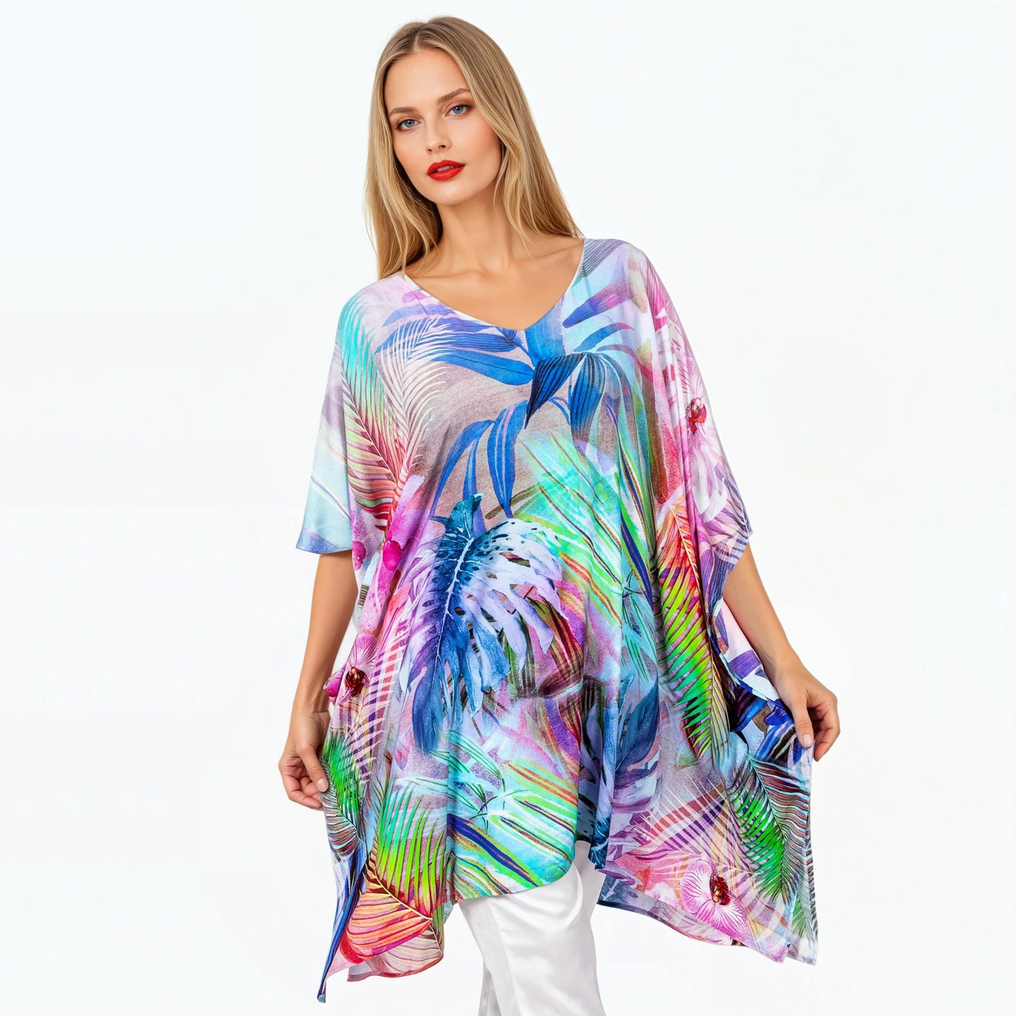 Claire Powell Mini Kaftan in Oasis Print