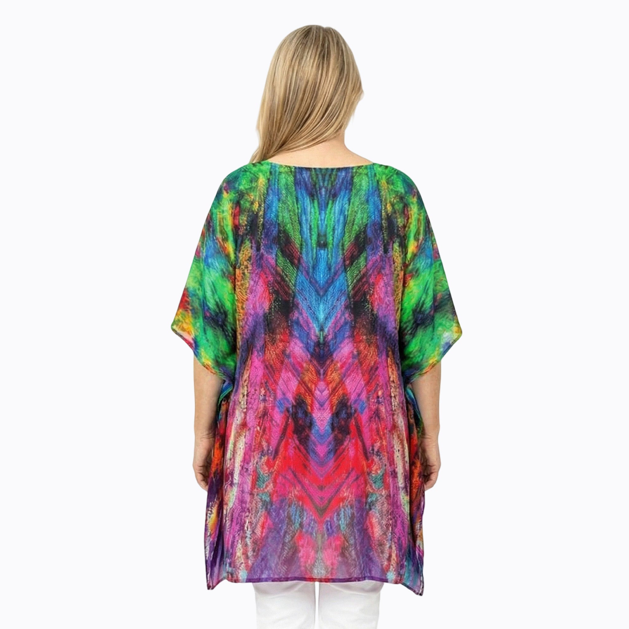 Claire Powell Plus Size Kaftan Top (Carnival)