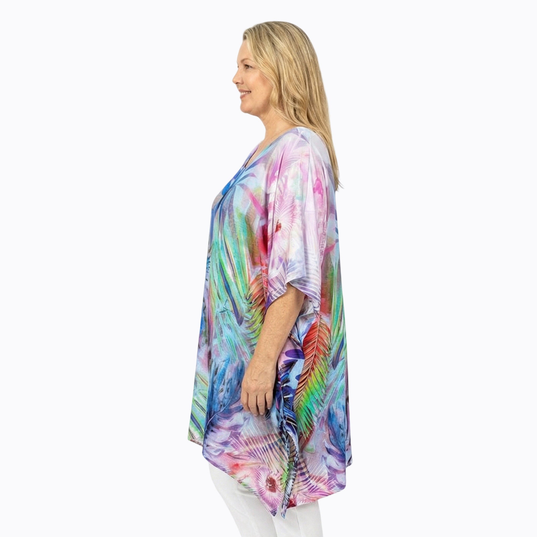 Claire Powell Plus Size Kaftan Top (Oasis)