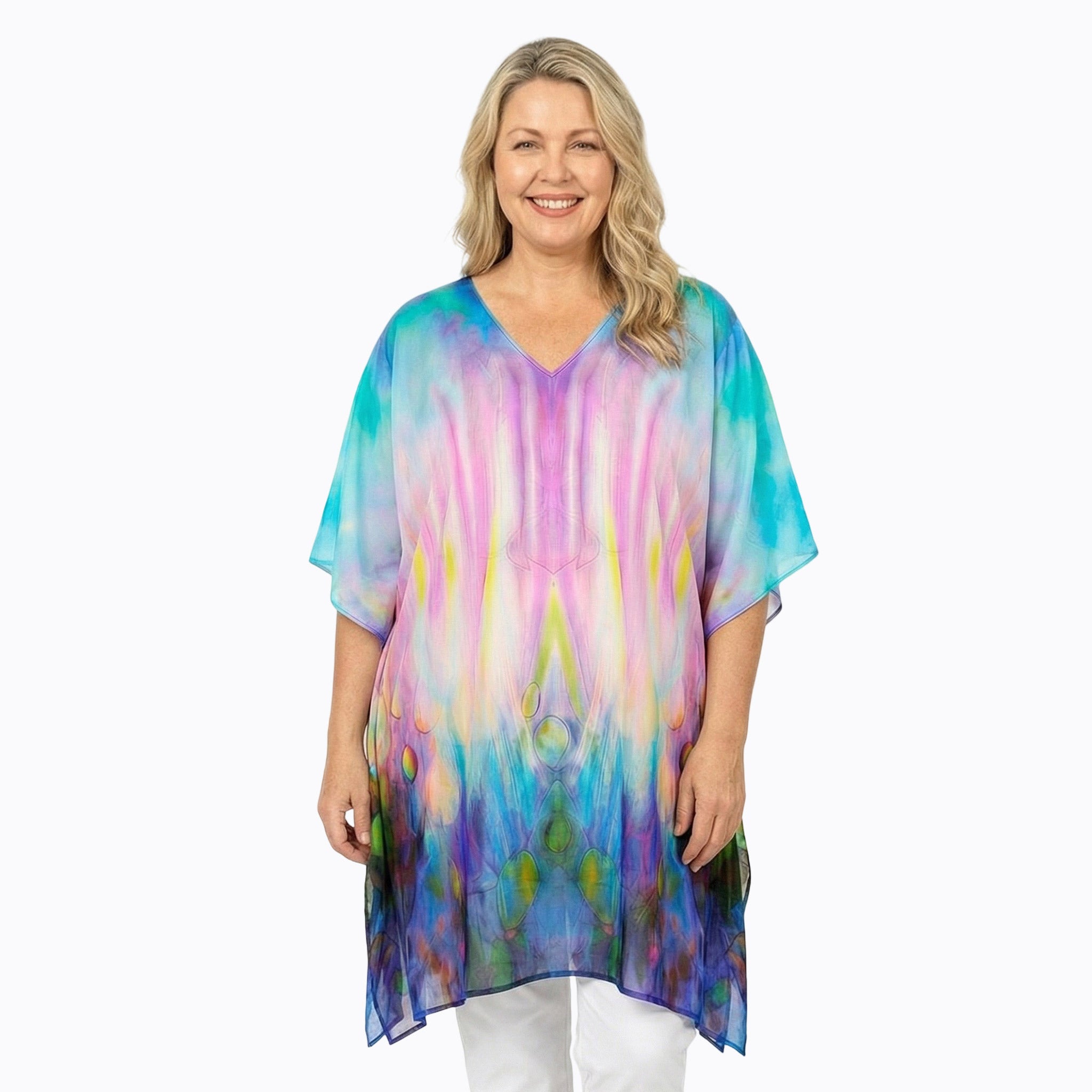 Claire Powell Plus Size Kaftan Top (Opulence)