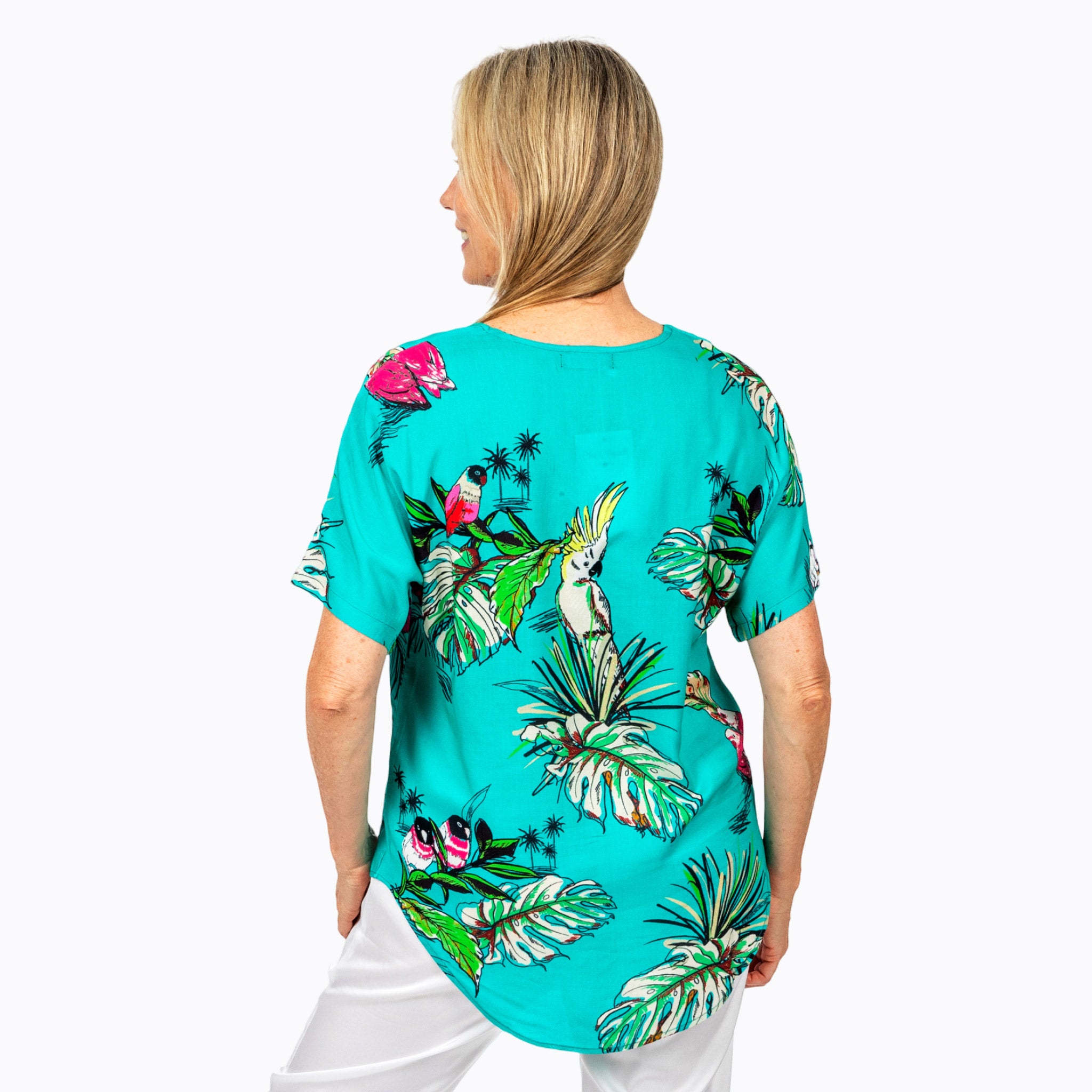 Claire Powell V-Neck T-Shirt (Tweet)