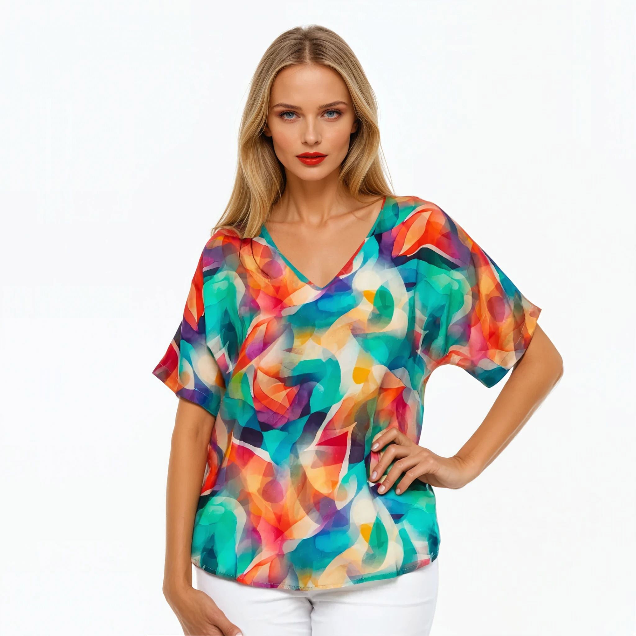 Claire Powell V-Neck T-Shirt (Shine)