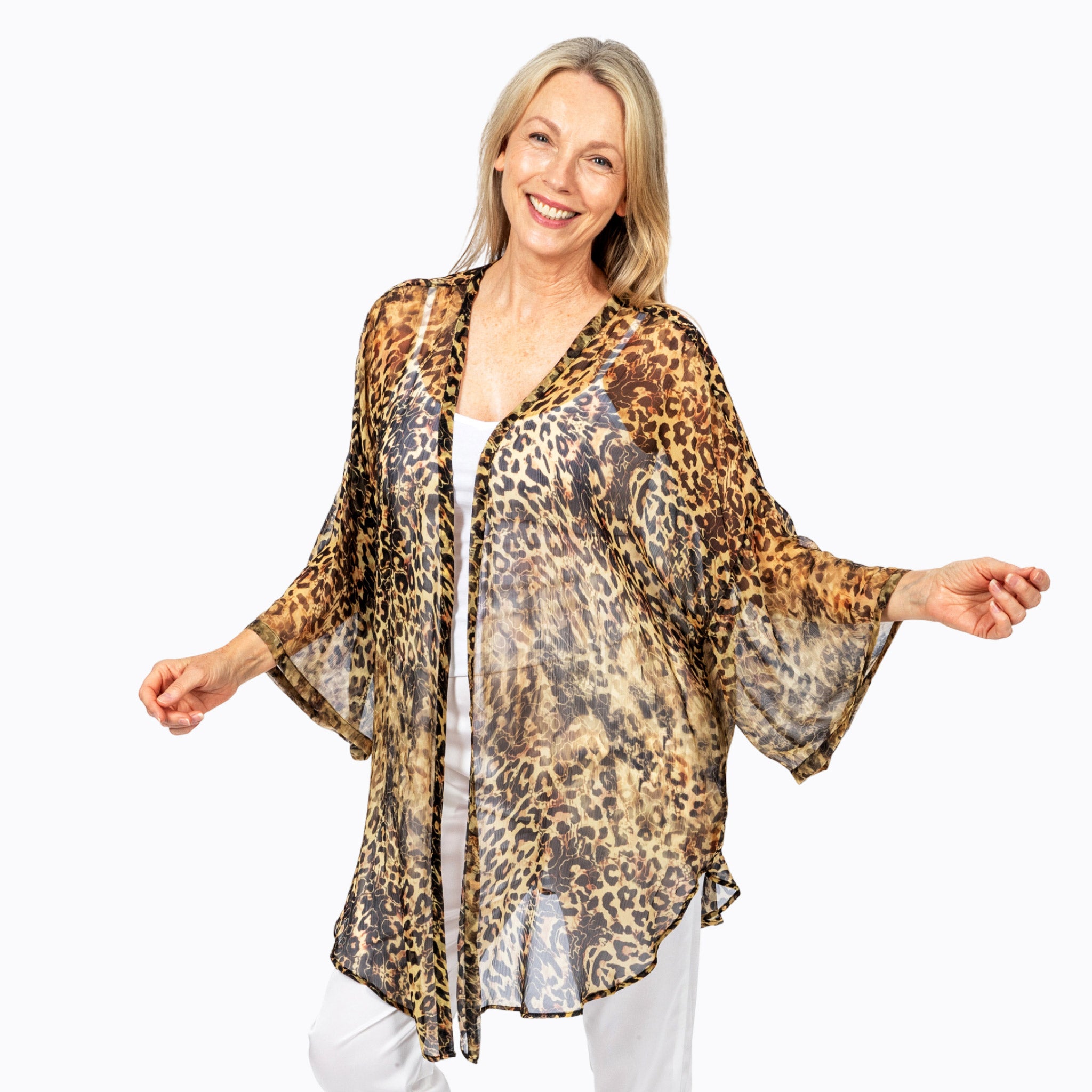 Claire Powell Chiffon Kimono Cover-Up (Wilden)
