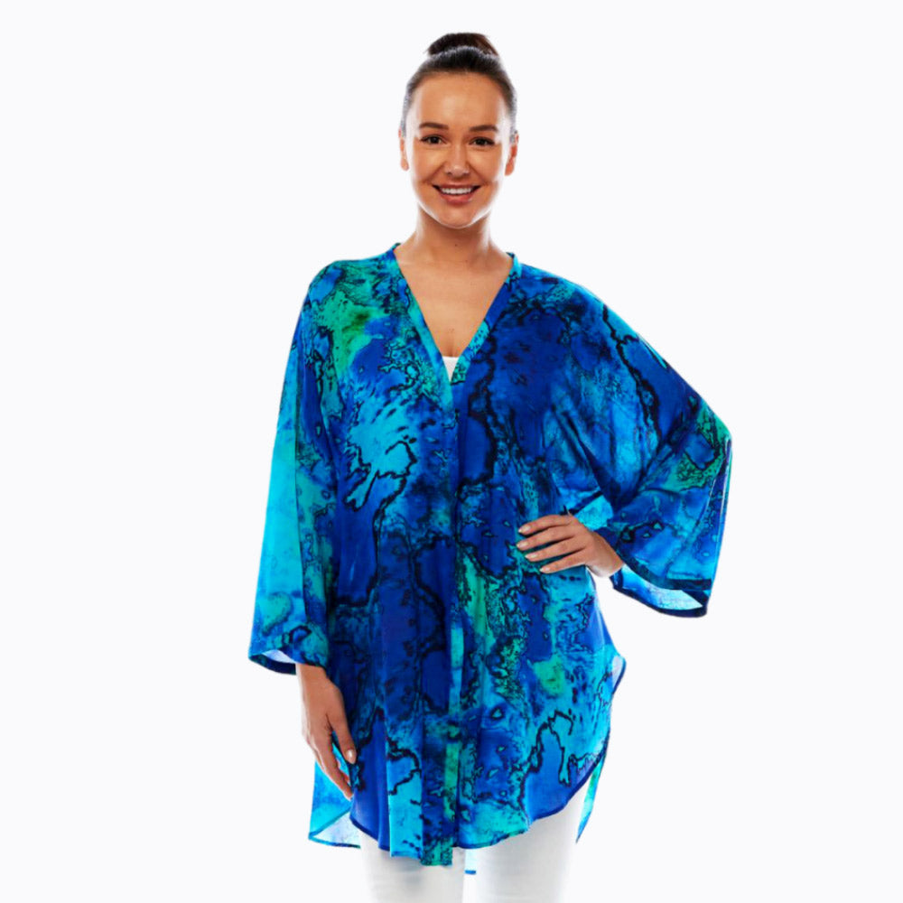 Claire Powell Kimono Jacket (reef)