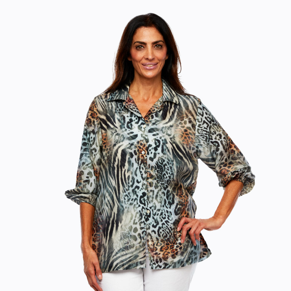 Claire Powell Ladies Shirt (Jungle)