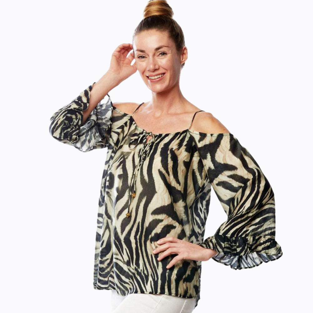 Claire Powell Pull Cord Top (Wild)