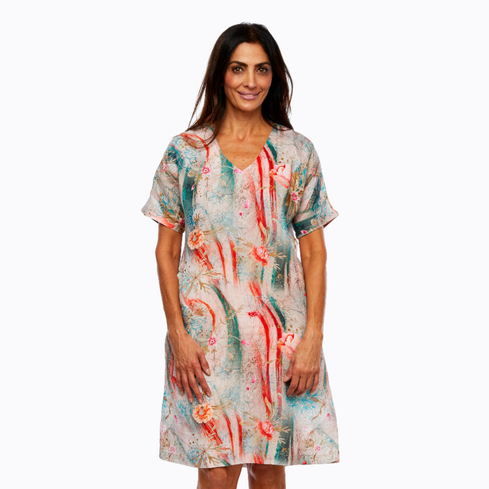 Claire Powell V-Neck Dress (Meadow)