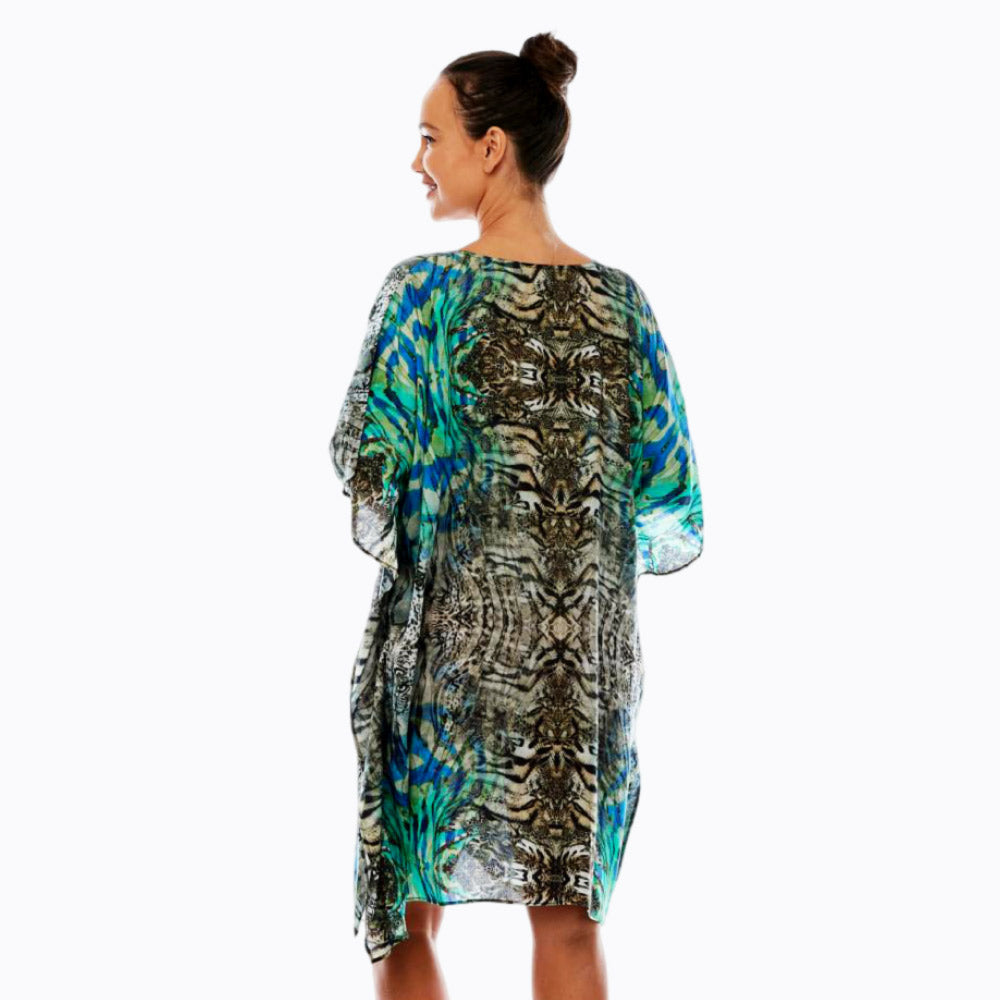 Claire Powell kaftan dress or plus size cover-up (vision)