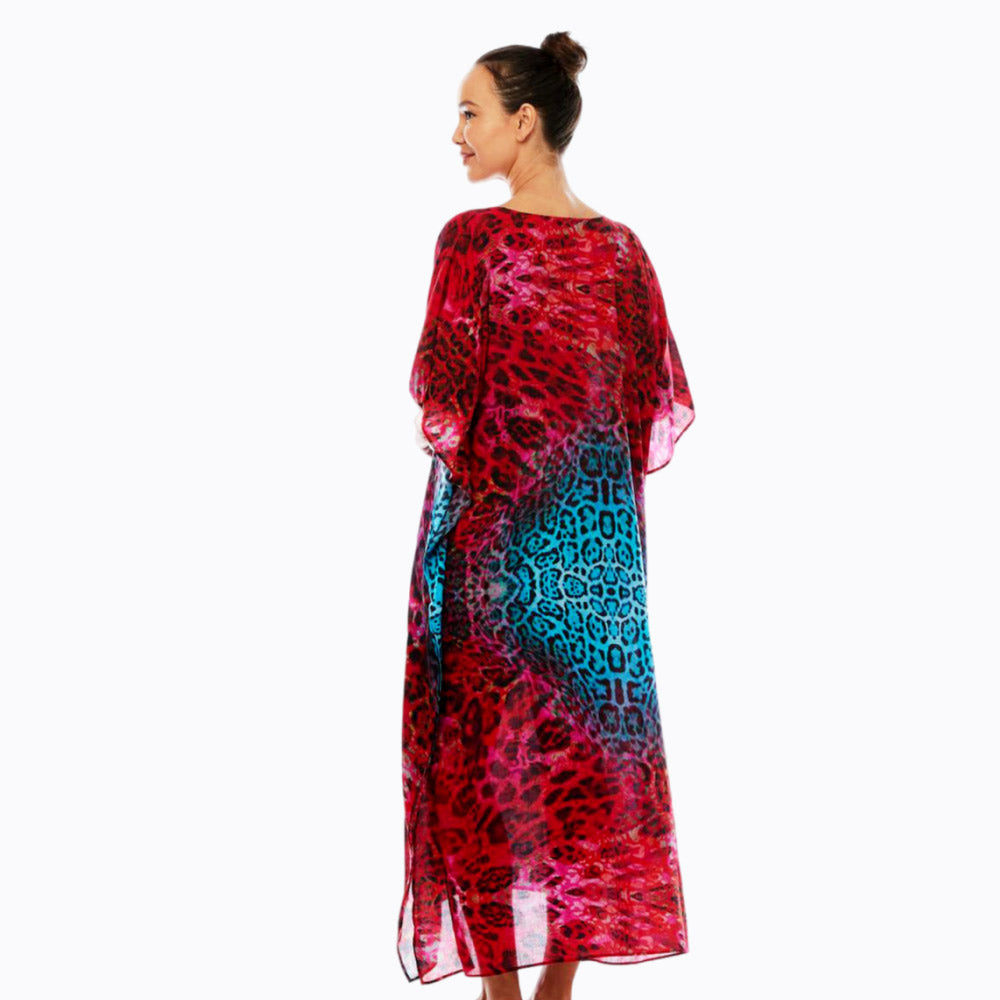 Claire Powell midi kaftan dress (empire)