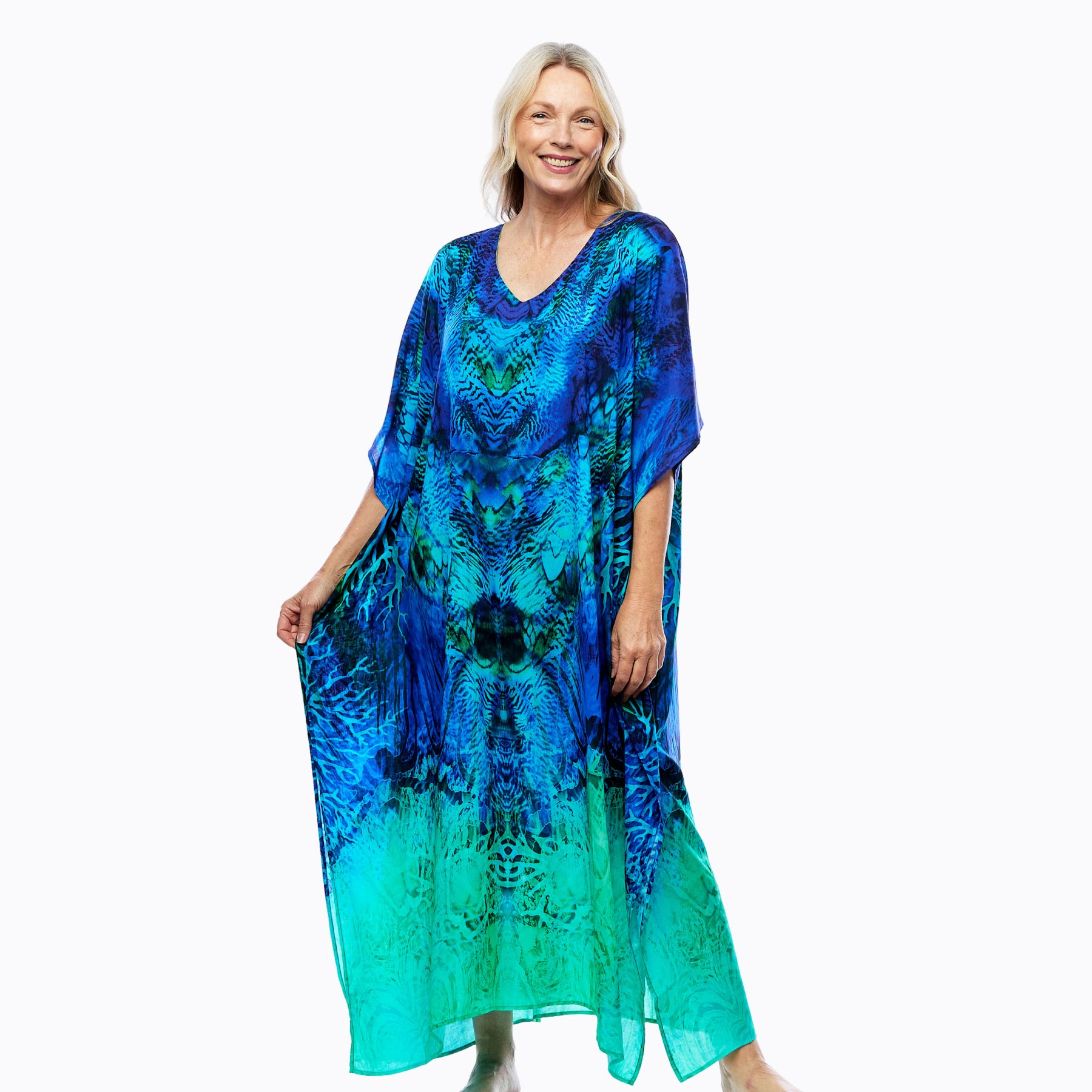 Kaftan Dress (Aquatica)