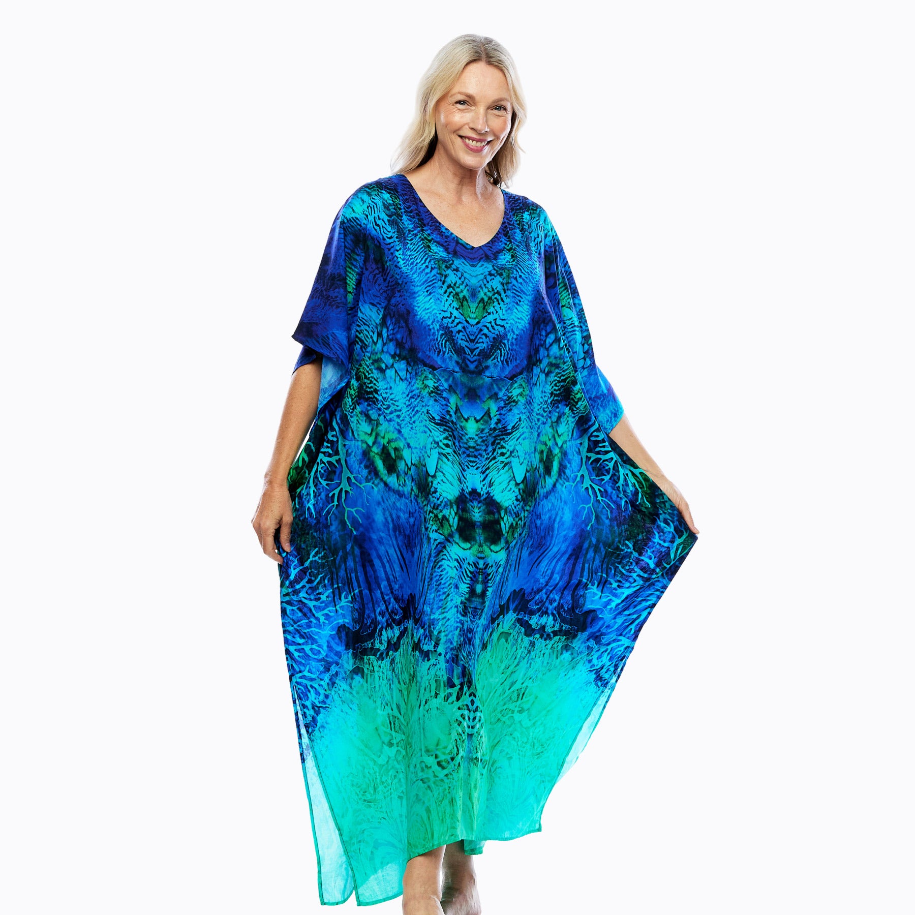 Kaftan Dress (Aquatica)