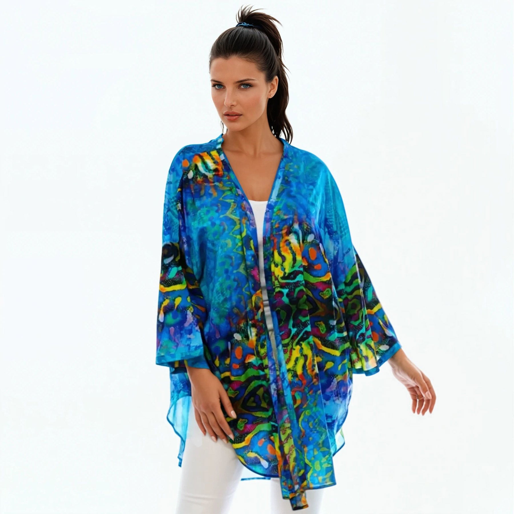 Kimono Beach Cover-Up (Jewel)