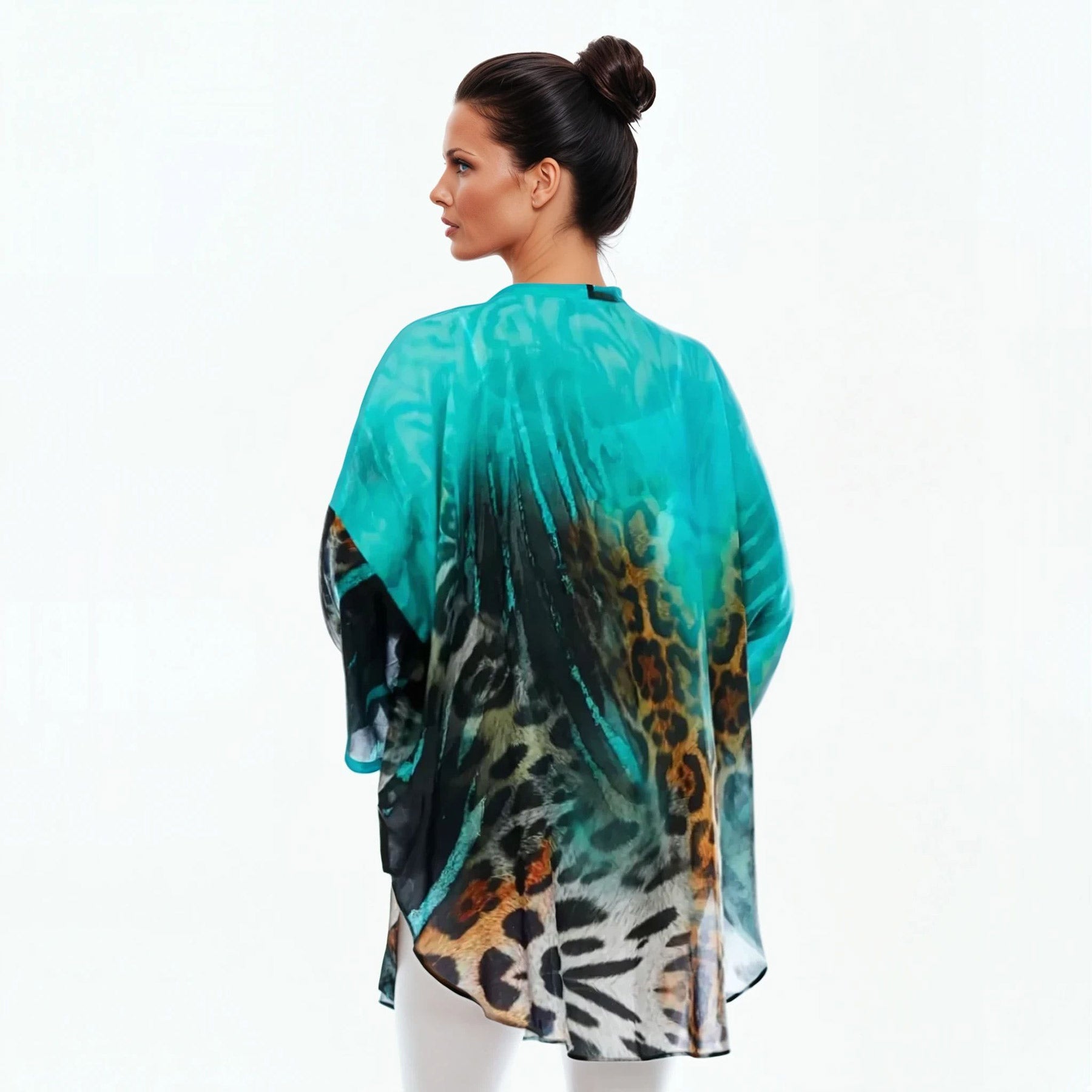 Kimono Beach Cover-Up (Jungle)