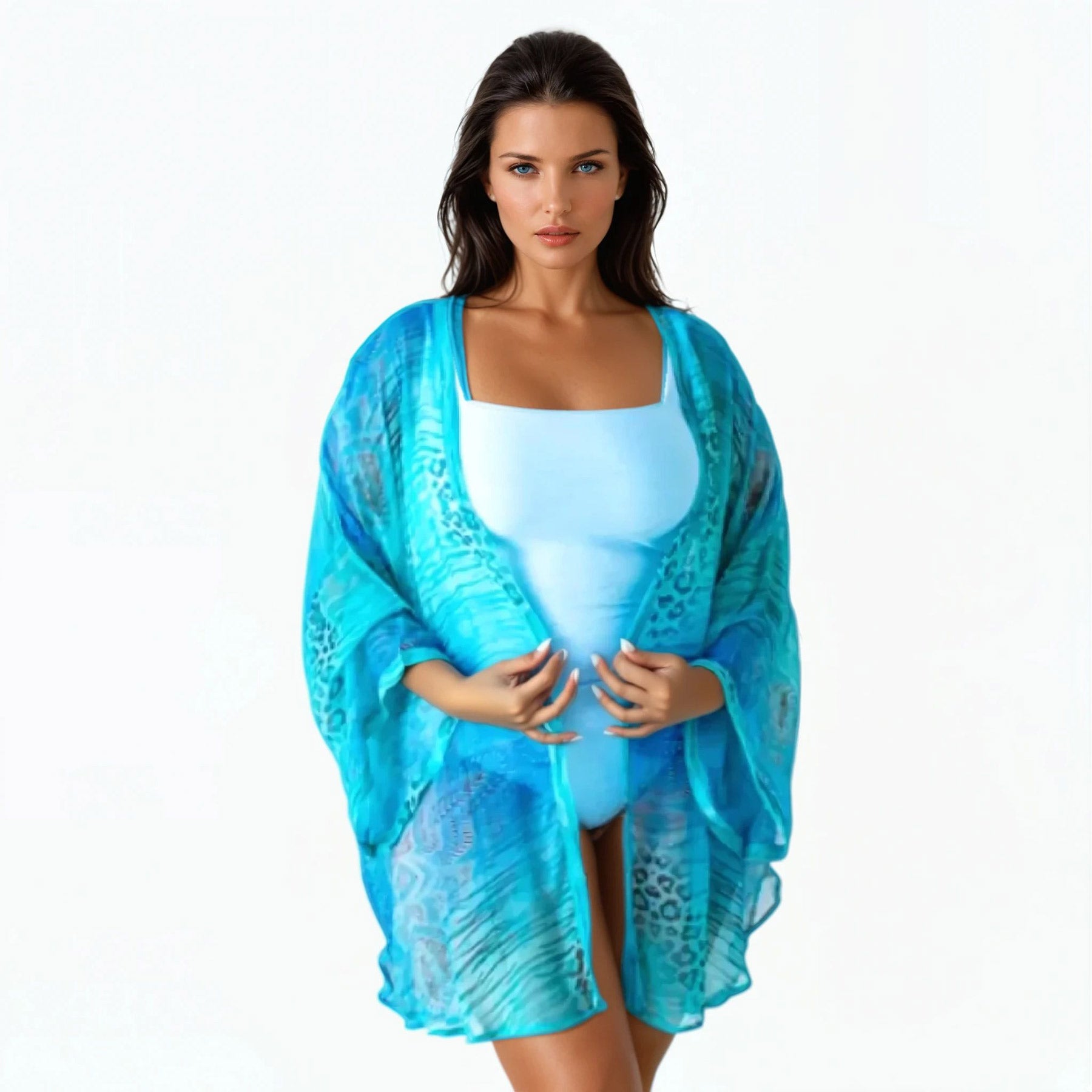 Kimono Cardigan | Beach Cover-Up  (Spray)