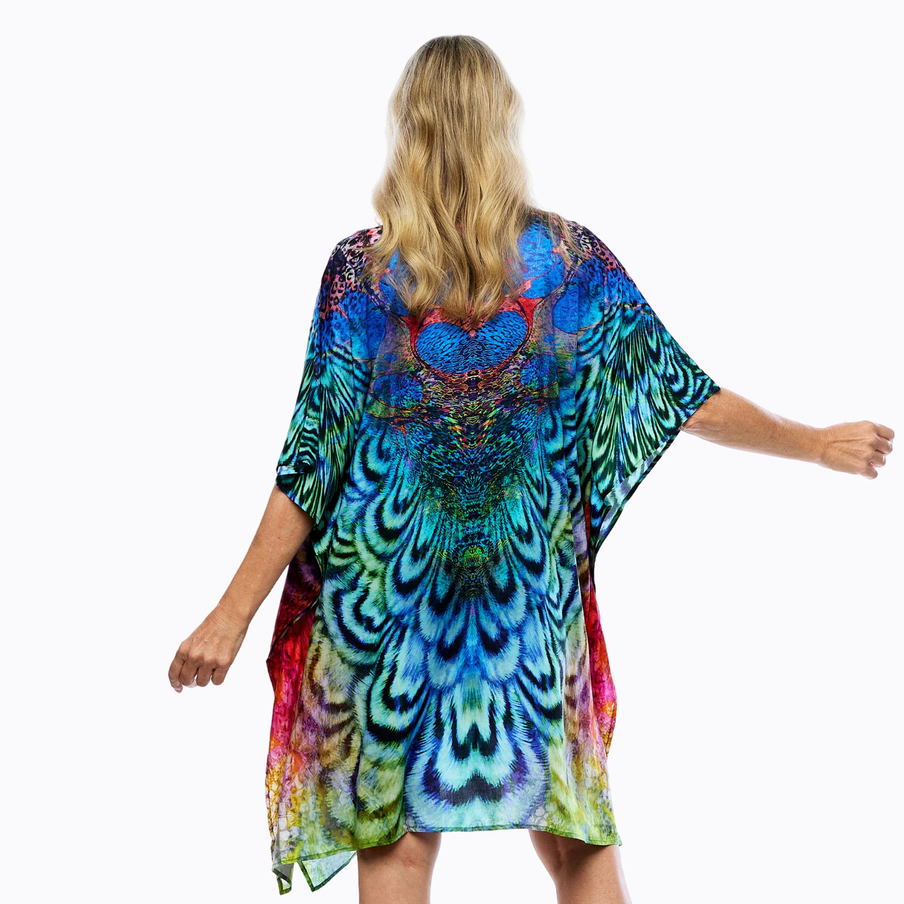 Mini Kaftan Dress | Short Kaftan Top (aves)