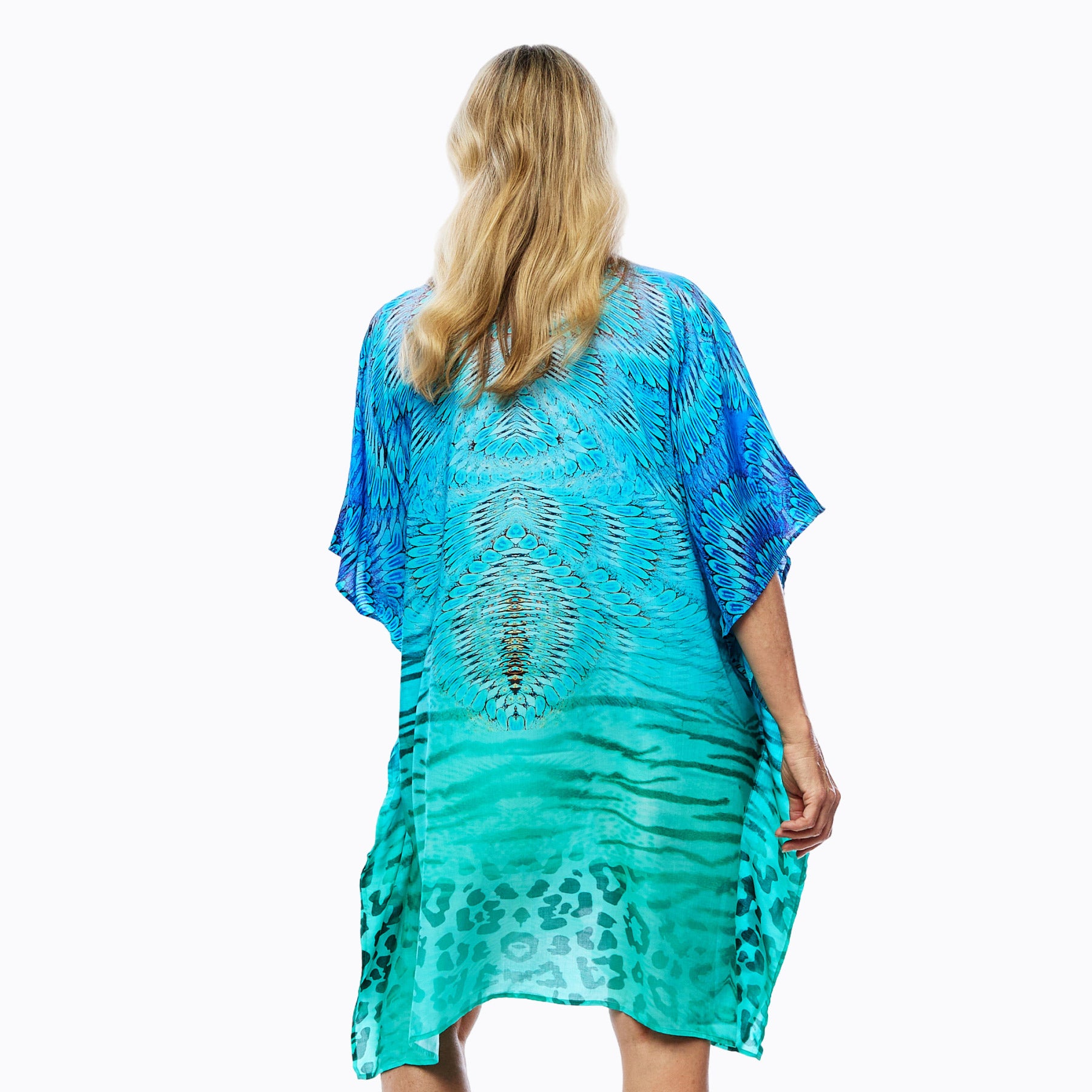 Mini Kaftan Dress | Short Kaftan Top (spray)