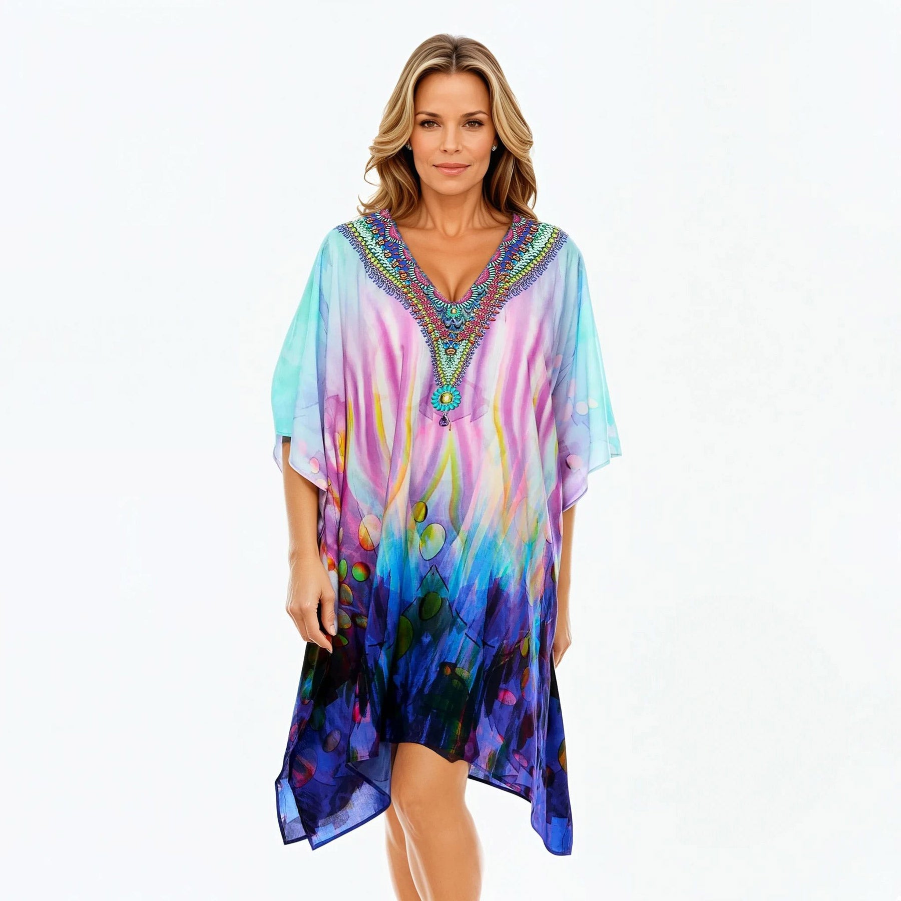 Mini Kaftan Dress (Opulence)