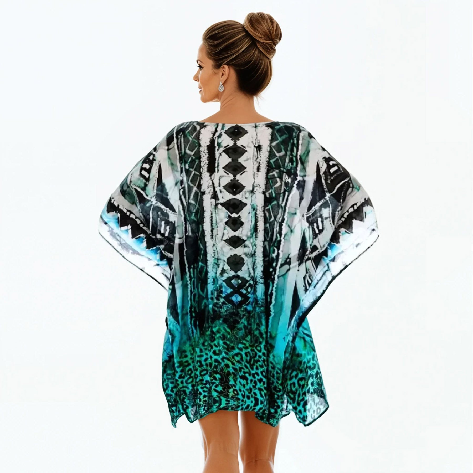 Mini Kaftan Dress (Tribal)