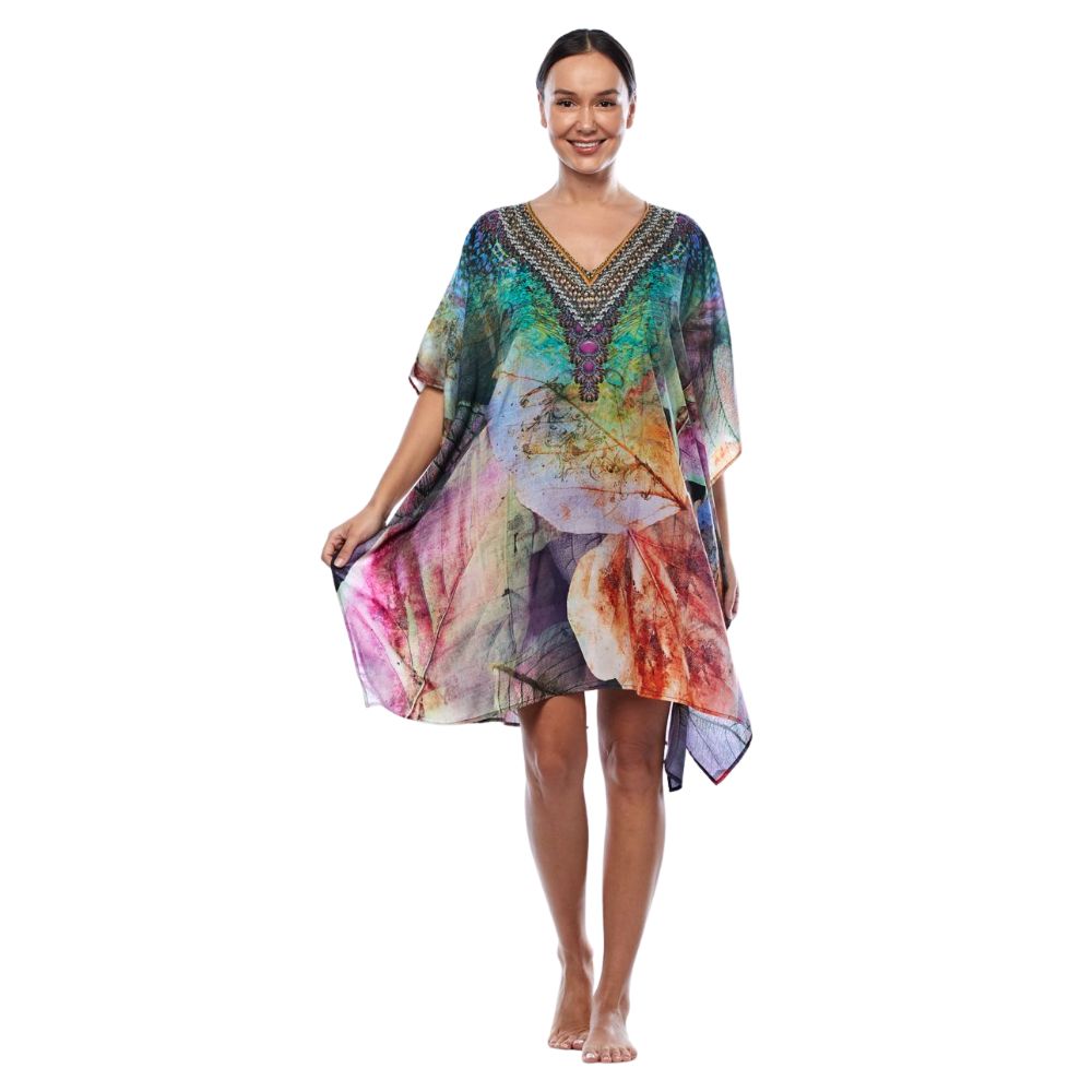 Claire Powell kaftan dress / cover-up (heaven)