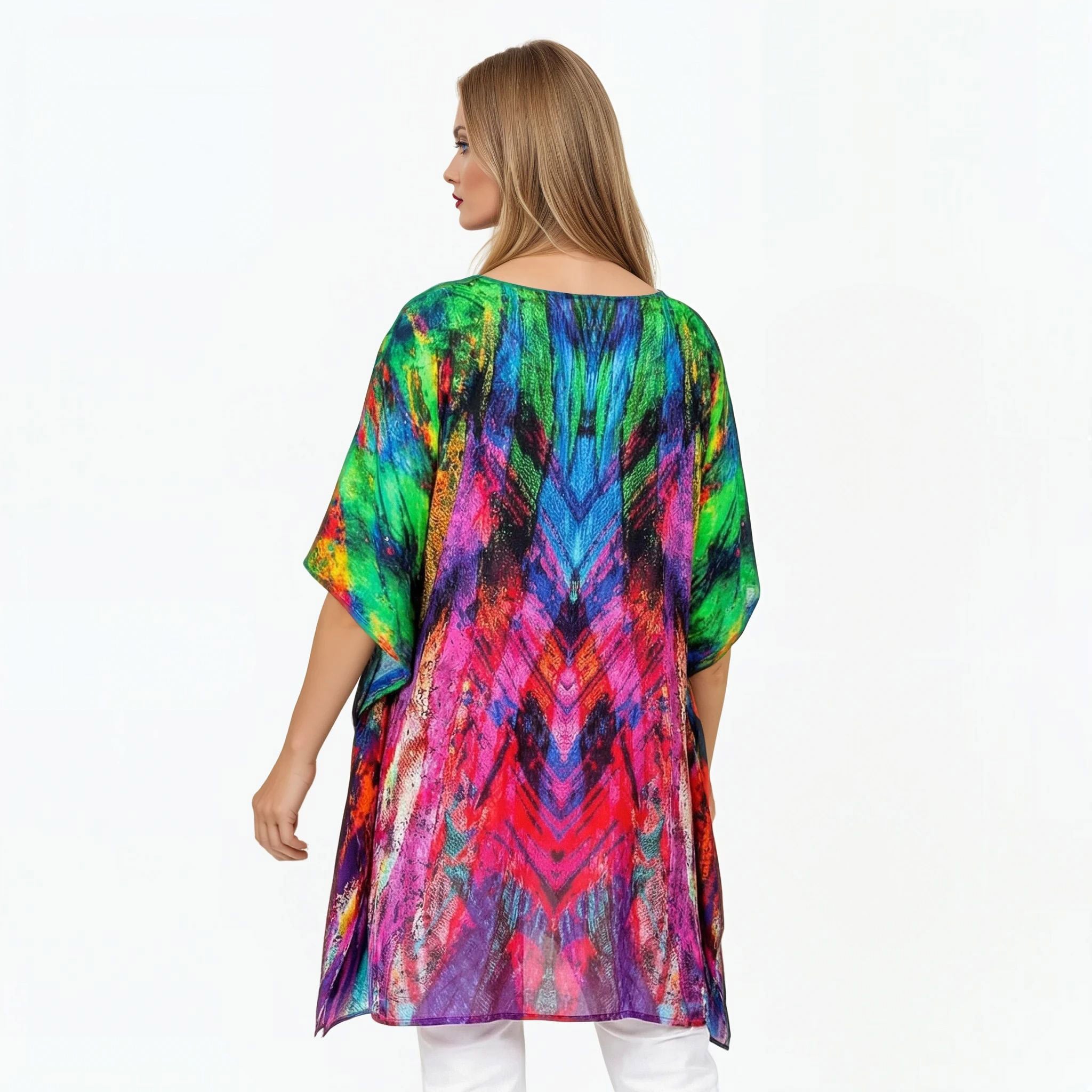 Claire Powell Mini Kaftan Dress (Carnival)