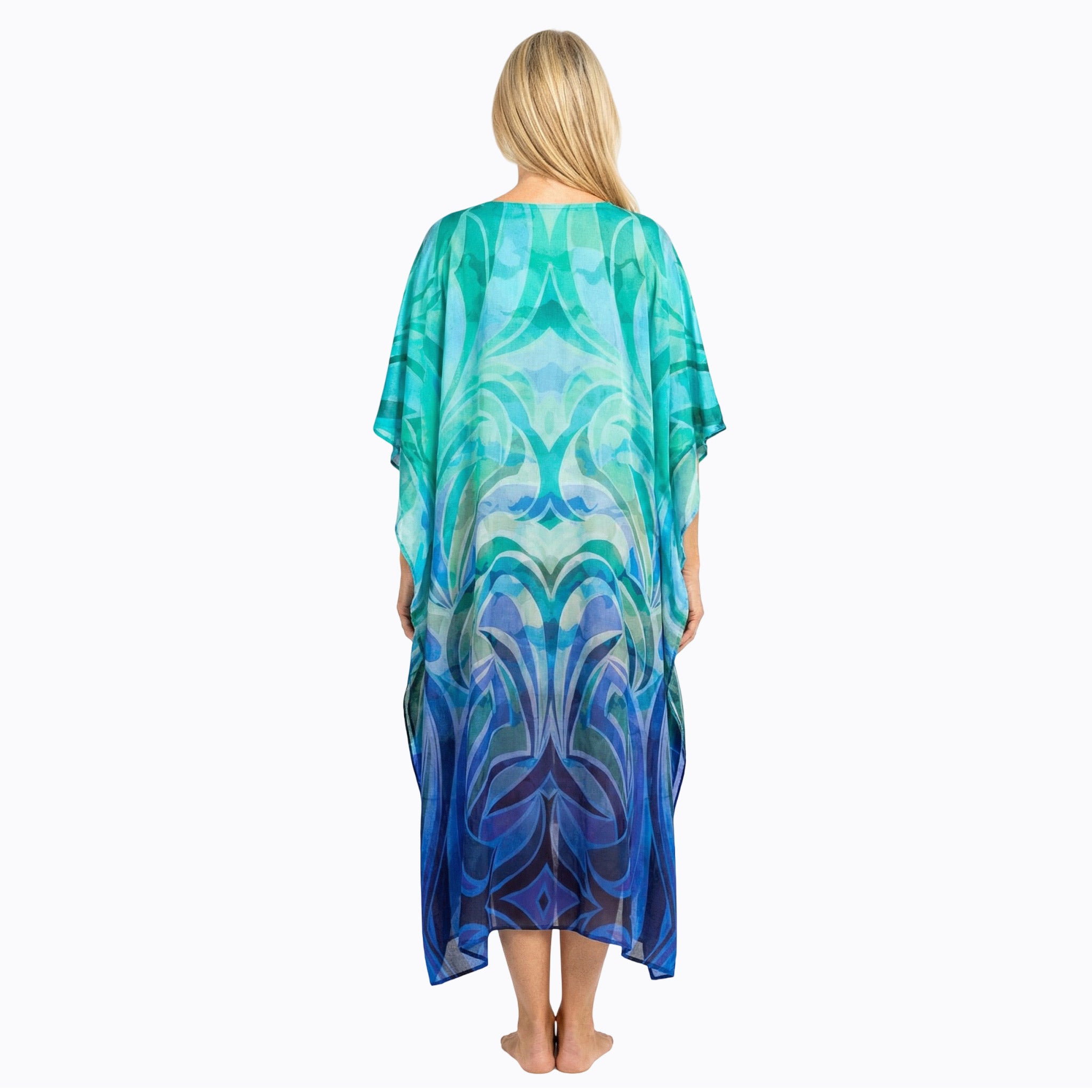 Claire Powell Kaftan Dress (Waves)