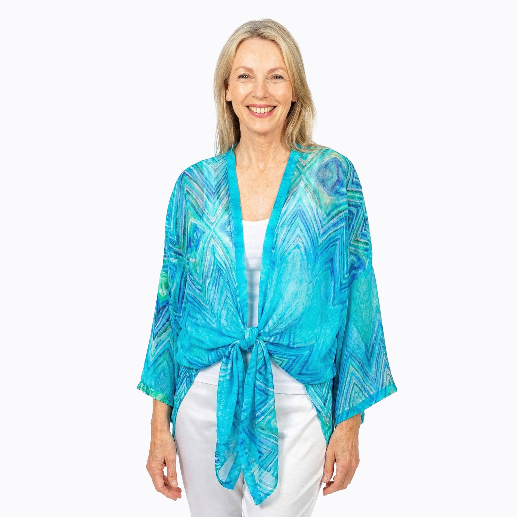 Claire Powell Chiffon Kimono Cover-Up (Serenity)