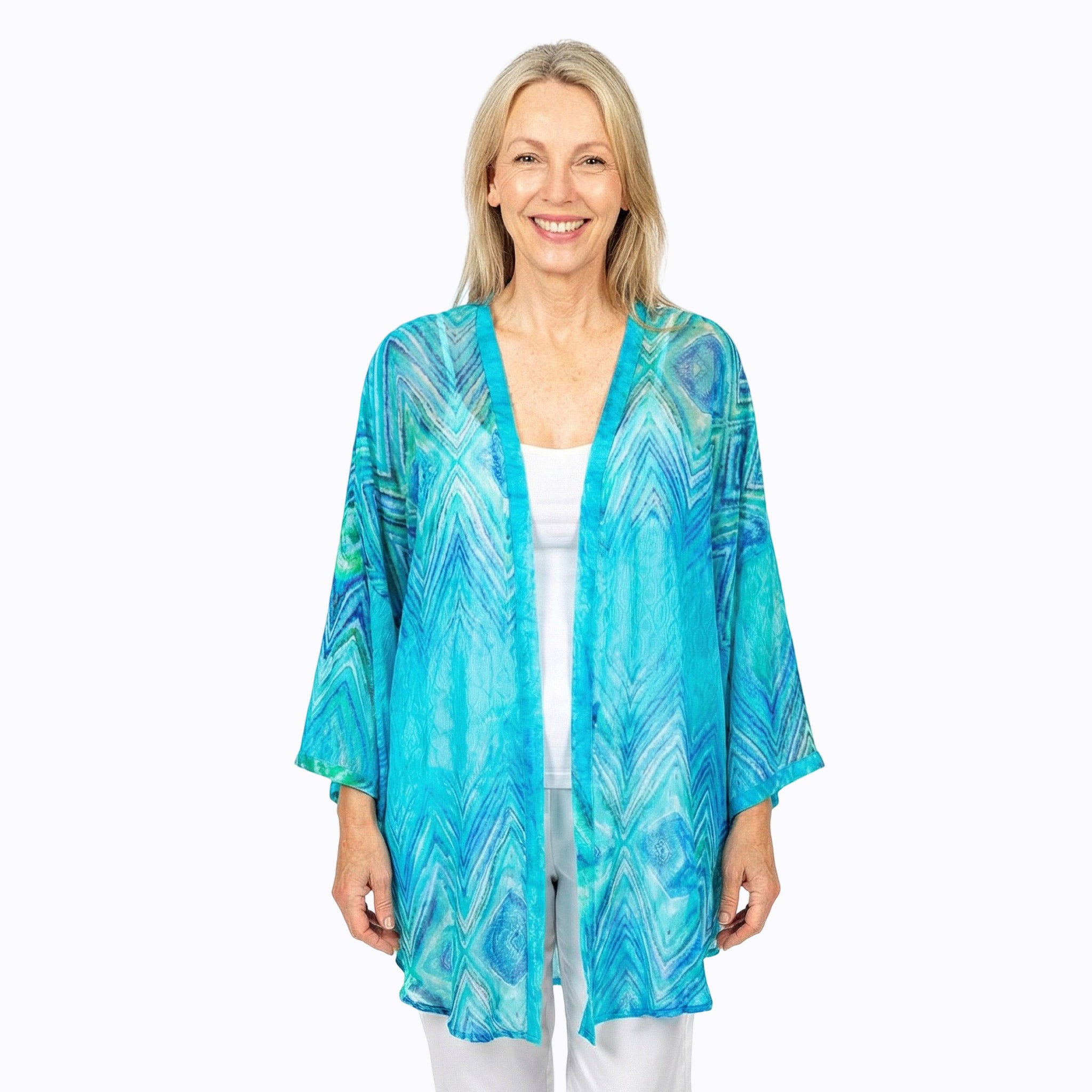 Claire Powell Chiffon Kimono Cover-Up (Serenity)