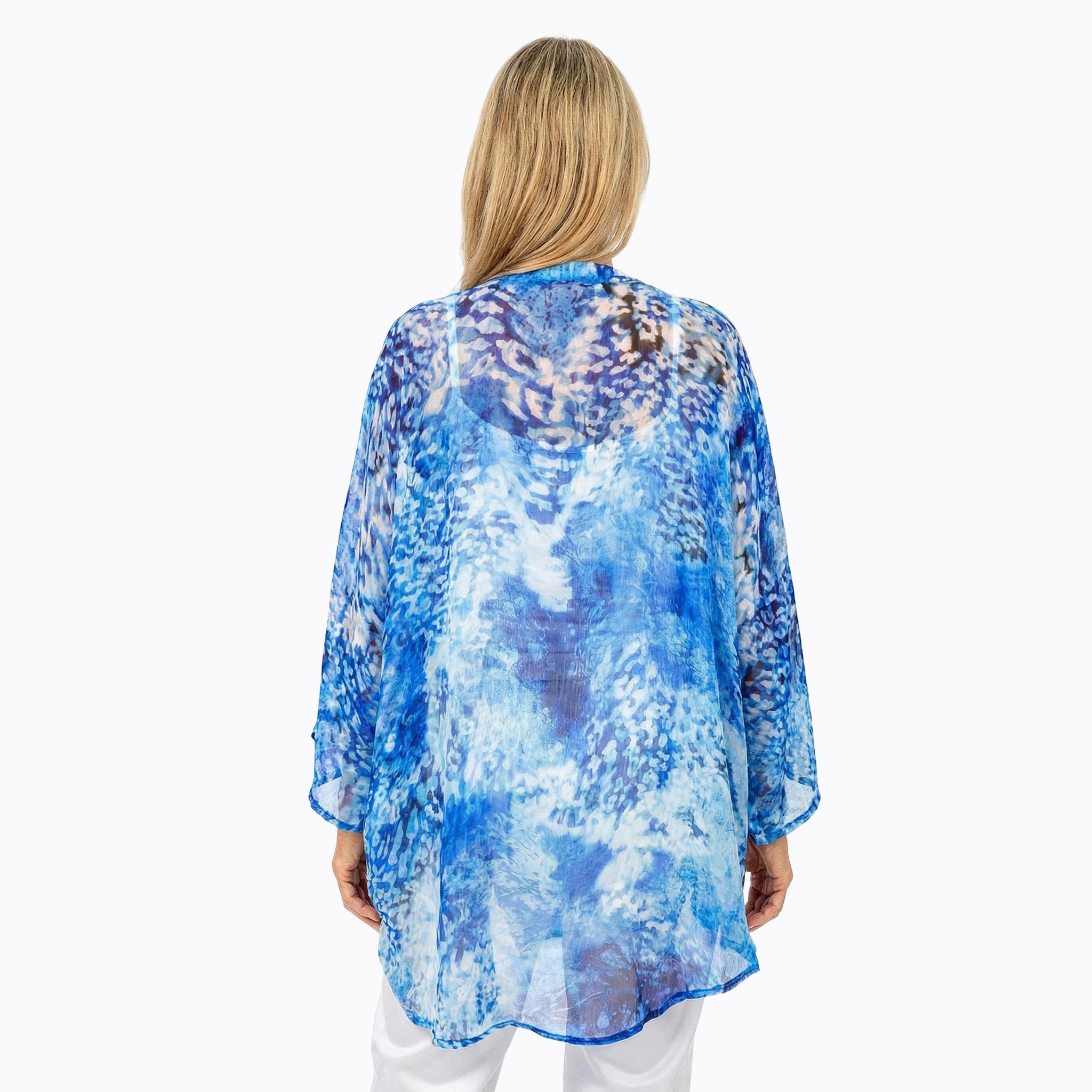 Claire Powell Chiffon Kimono Cover-Up (Snowcat)