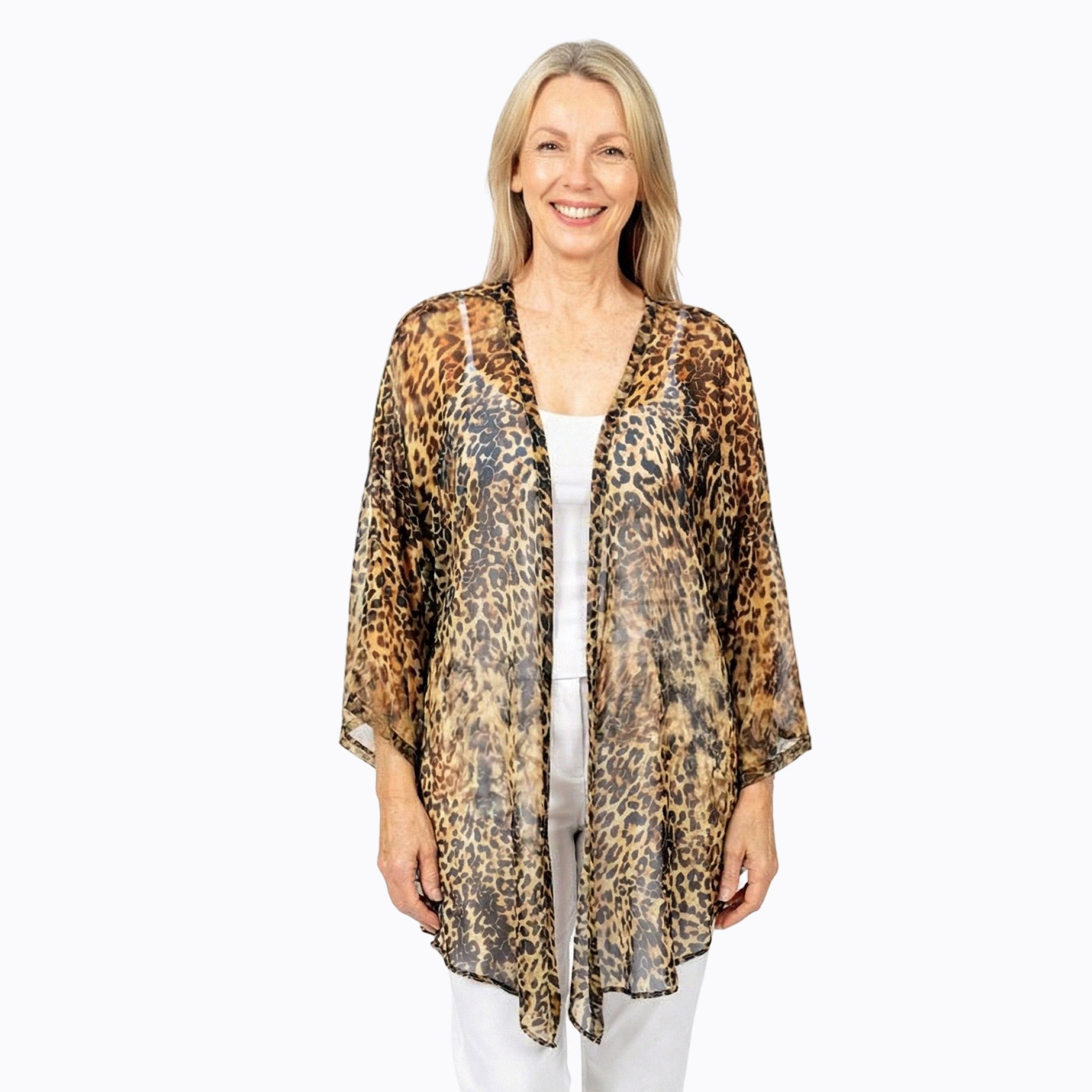 Claire Powell Cotton Chiffon Kimono Cover-Up (Wilden)