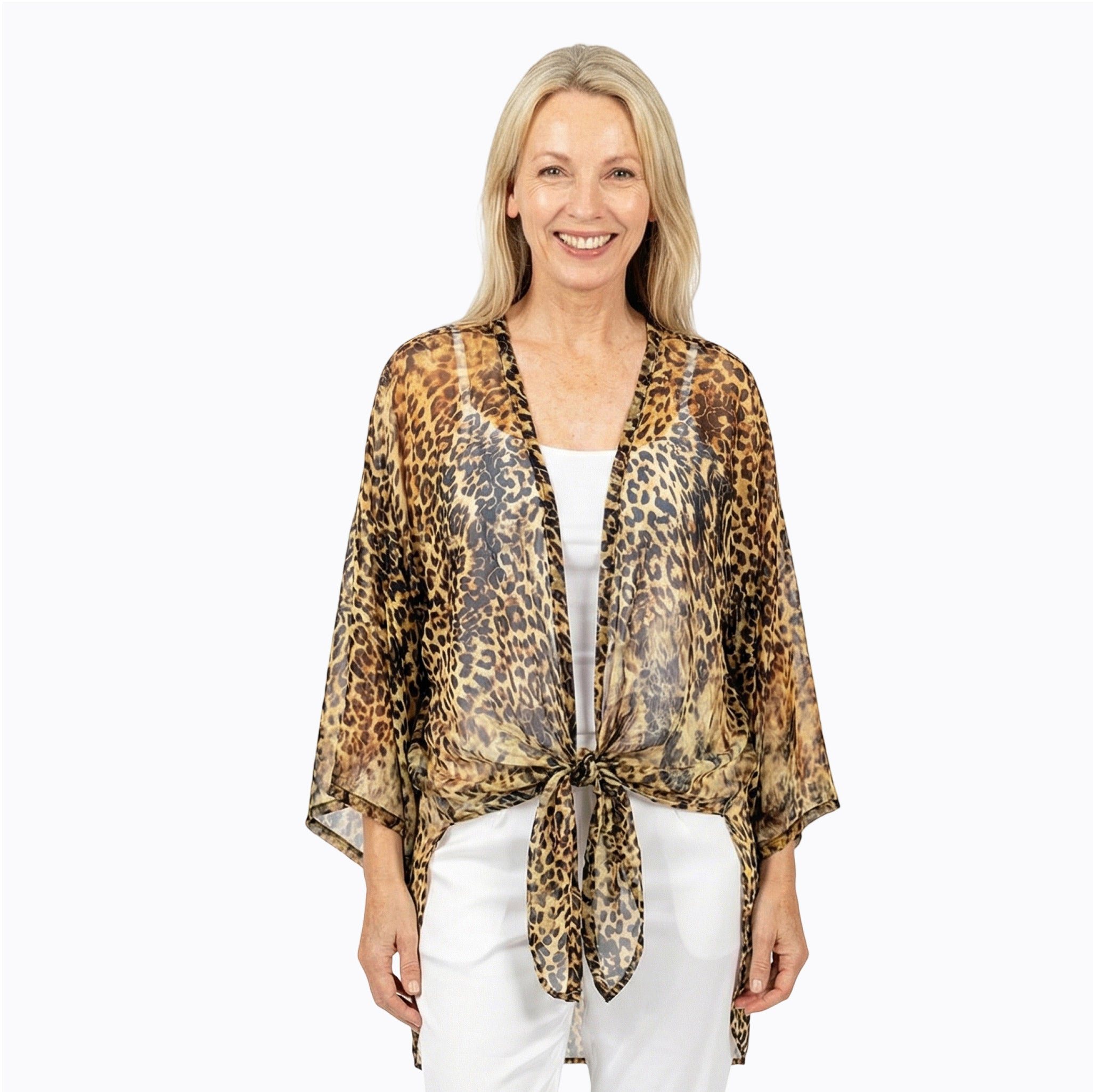 Claire Powell Cotton Chiffon Kimono Cover-Up (Wilden)